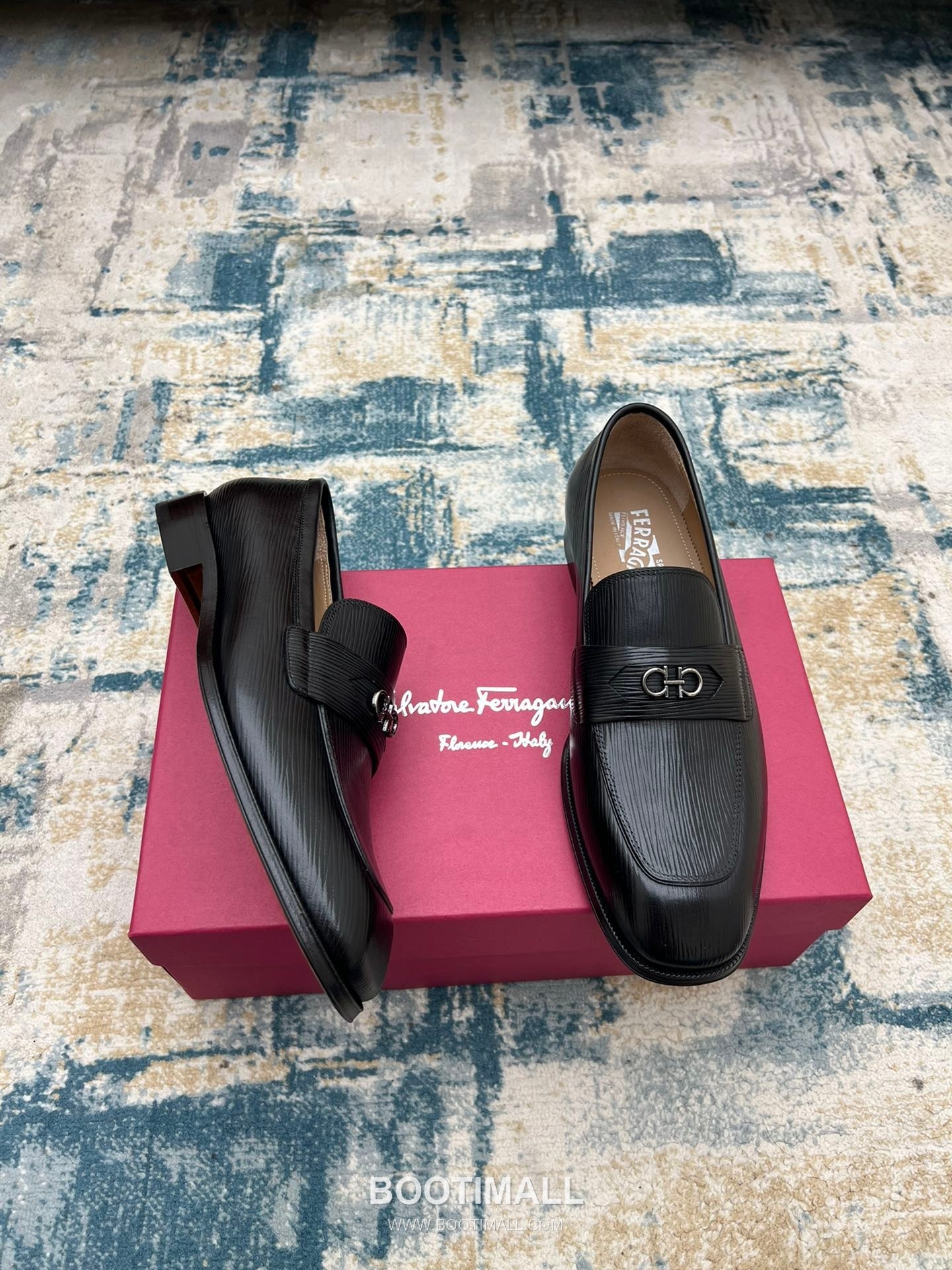 Fendi Calfskin Buckle Derby Calfskin Leather Black Dress Shoes 펜디 송아지가죽 버클 더비 송아지가죽 블랙 드레스 슈즈 2