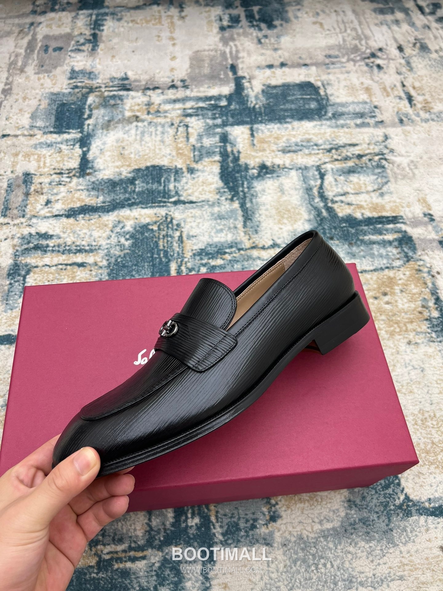 Fendi Calfskin Buckle Derby Calfskin Leather Black Dress Shoes 펜디 송아지가죽 버클 더비 송아지가죽 블랙 드레스 슈즈 3