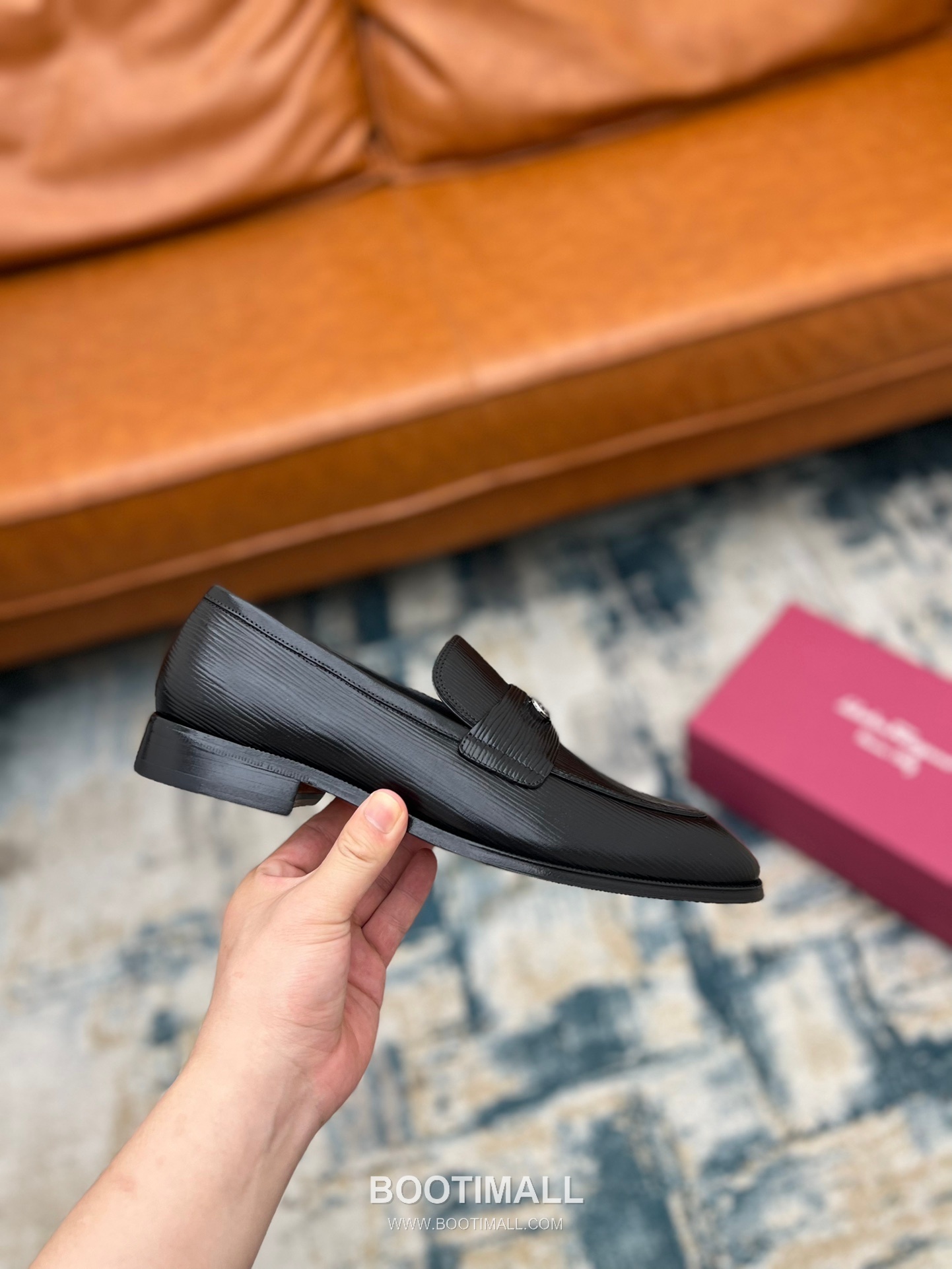 Fendi Calfskin Buckle Derby Calfskin Leather Black Dress Shoes 펜디 송아지가죽 버클 더비 송아지가죽 블랙 드레스 슈즈 6