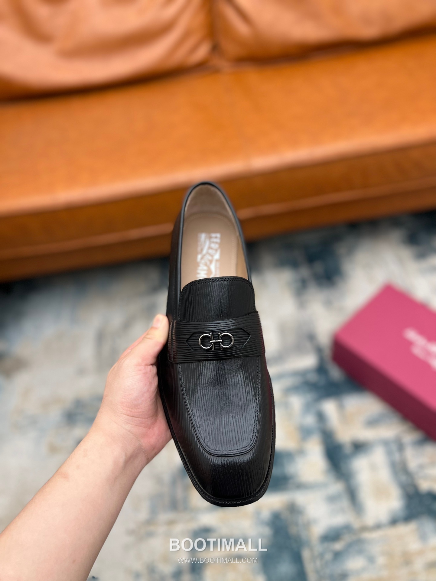 Fendi Calfskin Buckle Derby Calfskin Leather Black Dress Shoes 펜디 송아지가죽 버클 더비 송아지가죽 블랙 드레스 슈즈 7