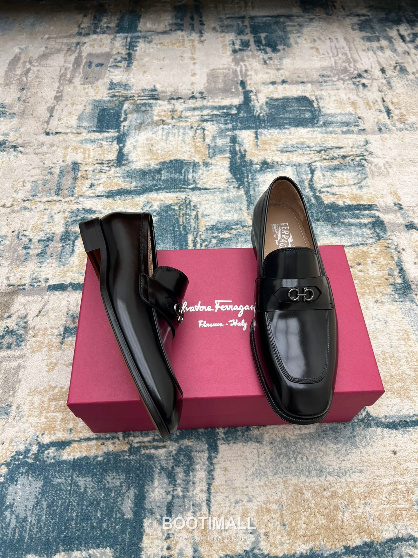 Fendi Calfskin Buckle Derby Calfskin Leather Black Dress Shoes 펜디 송아지가죽 버클 더비 송아지가죽 블랙 드레스 슈즈 2