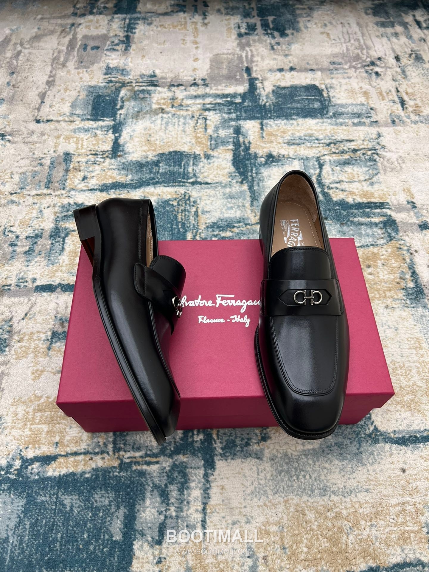 Fendi Calfskin Buckle Derby Calfskin Leather Black Dress Shoes 펜디 송아지가죽 버클 더비 송아지가죽 블랙 드레스 슈즈 2