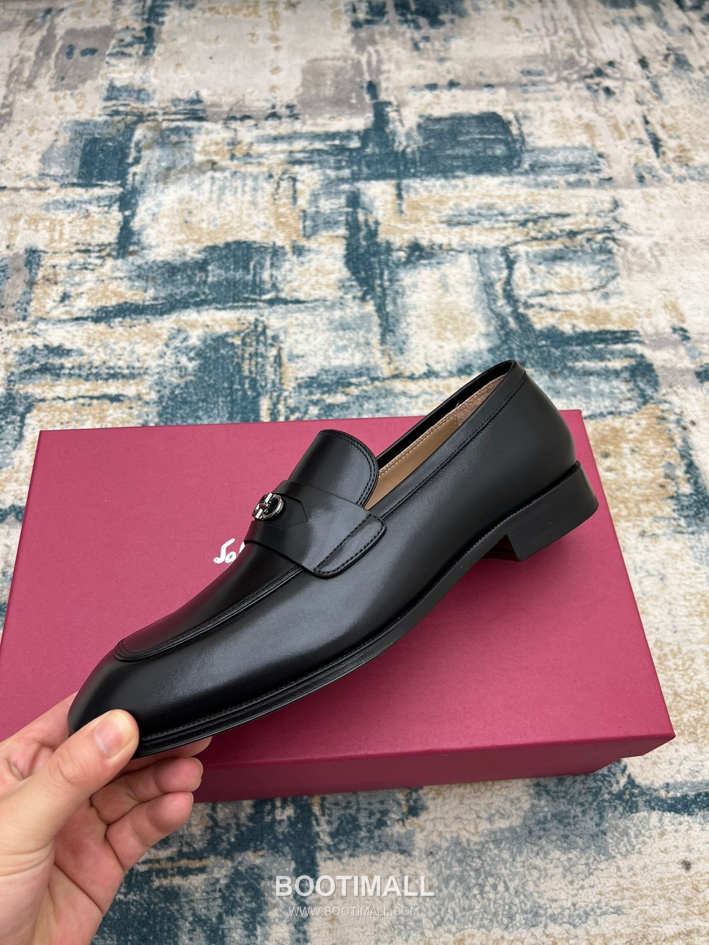 Fendi Calfskin Buckle Derby Calfskin Leather Black Dress Shoes 펜디 송아지가죽 버클 더비 송아지가죽 블랙 드레스 슈즈 3