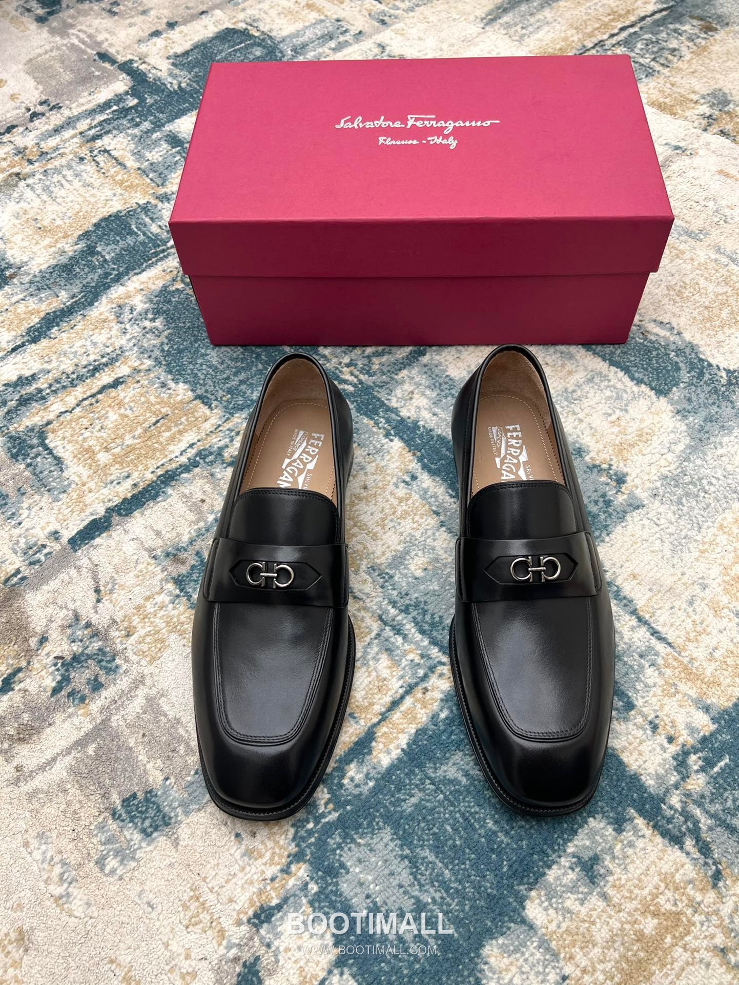 Fendi Calfskin Buckle Derby Calfskin Leather Black Dress Shoes 펜디 송아지가죽 버클 더비 송아지가죽 블랙 드레스 슈즈 5