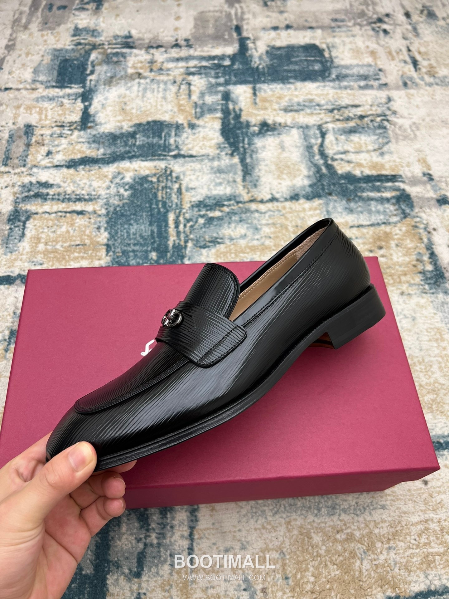 Fendi Calfskin Buckle Derby Calfskin Leather Black Dress Shoes 펜디 송아지가죽 버클 더비 송아지가죽 블랙 드레스 슈즈 3