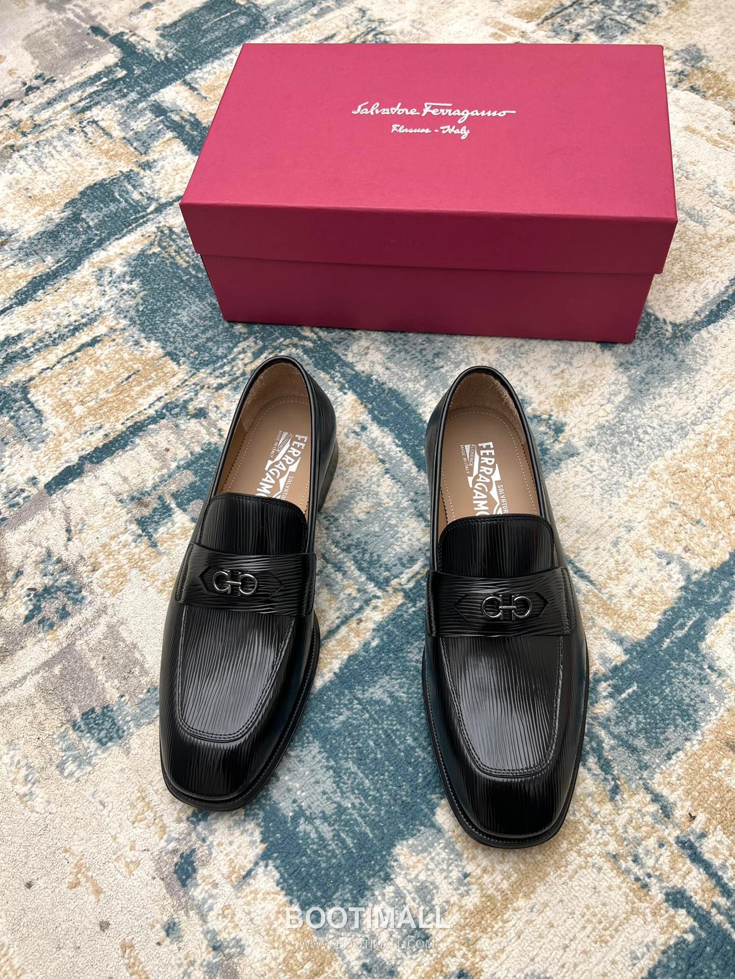 Fendi Calfskin Buckle Derby Calfskin Leather Black Dress Shoes 펜디 송아지가죽 버클 더비 송아지가죽 블랙 드레스 슈즈 6