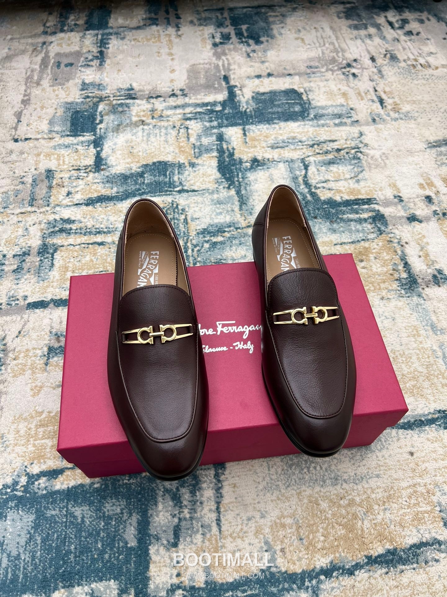 Fendi Calfskin Buckle Derby Calfskin Leather Black Dress Shoes 펜디 송아지가죽 버클 더비 송아지가죽 블랙 드레스 슈즈 1