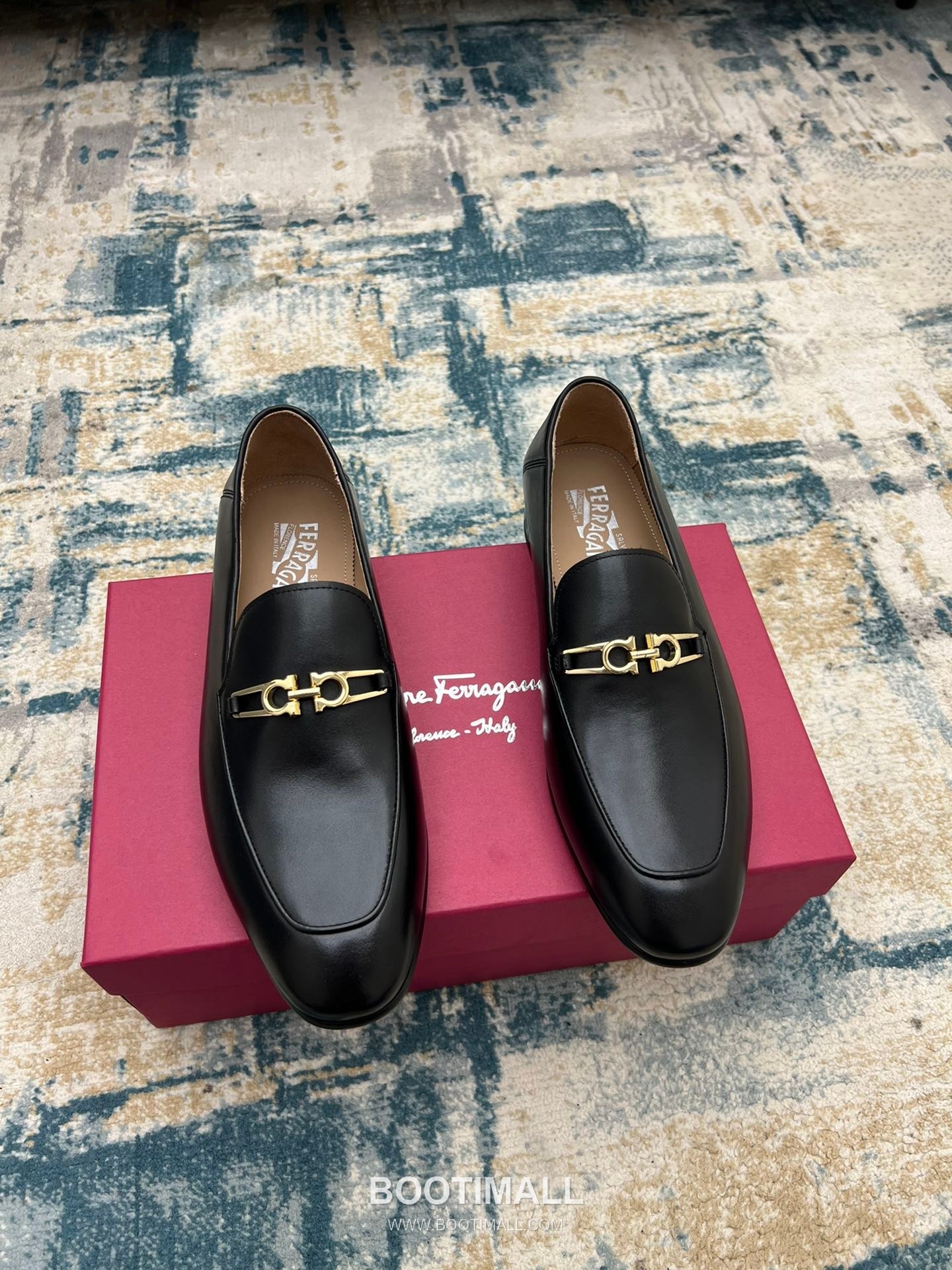 Fendi Calfskin Buckle Derby Calfskin Leather Black Dress Shoes 펜디 송아지가죽 버클 더비 송아지가죽 블랙 드레스 슈즈 1