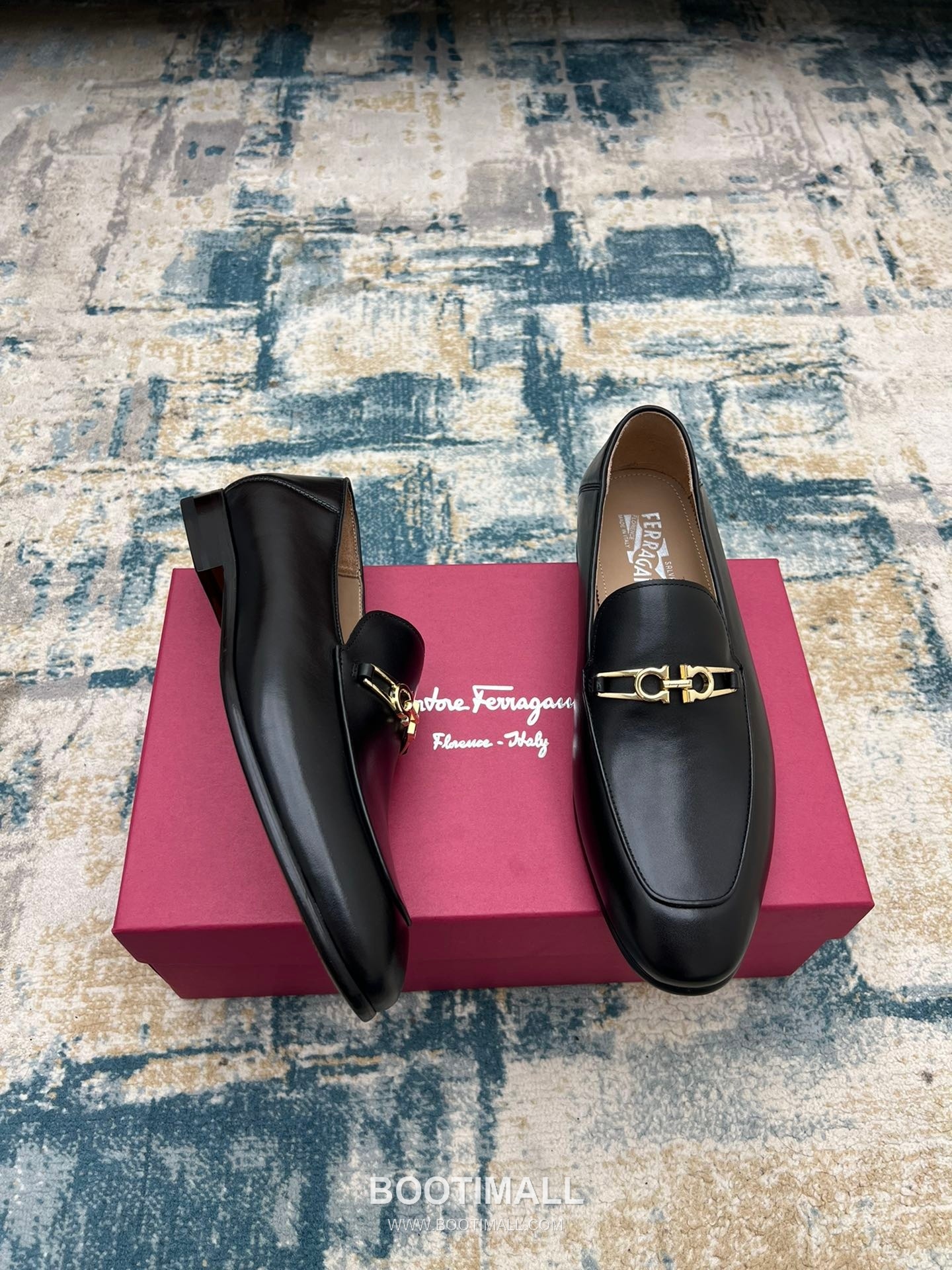 Fendi Calfskin Buckle Derby Calfskin Leather Black Dress Shoes 펜디 송아지가죽 버클 더비 송아지가죽 블랙 드레스 슈즈 2