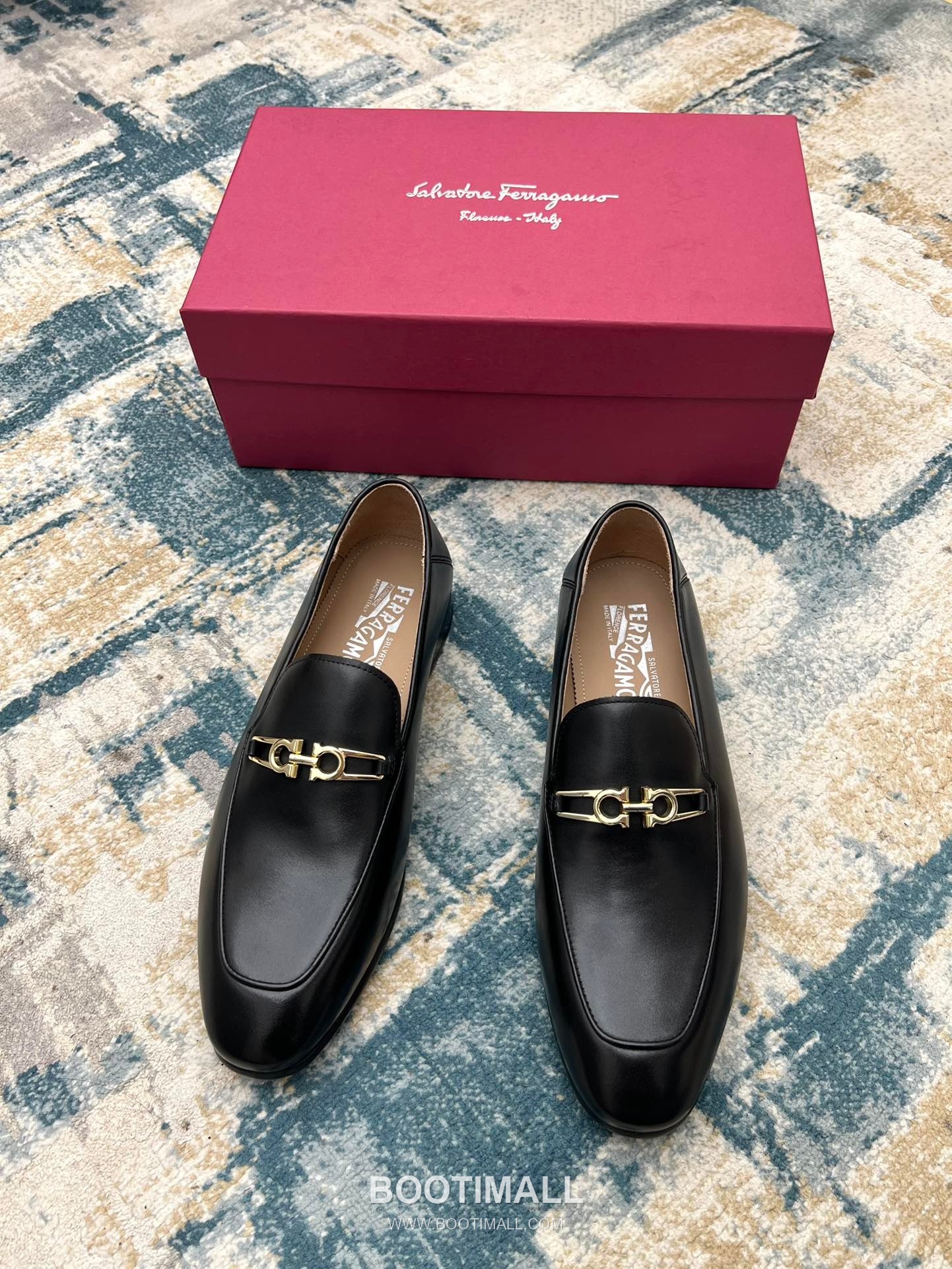 Fendi Calfskin Buckle Derby Calfskin Leather Black Dress Shoes 펜디 송아지가죽 버클 더비 송아지가죽 블랙 드레스 슈즈 5