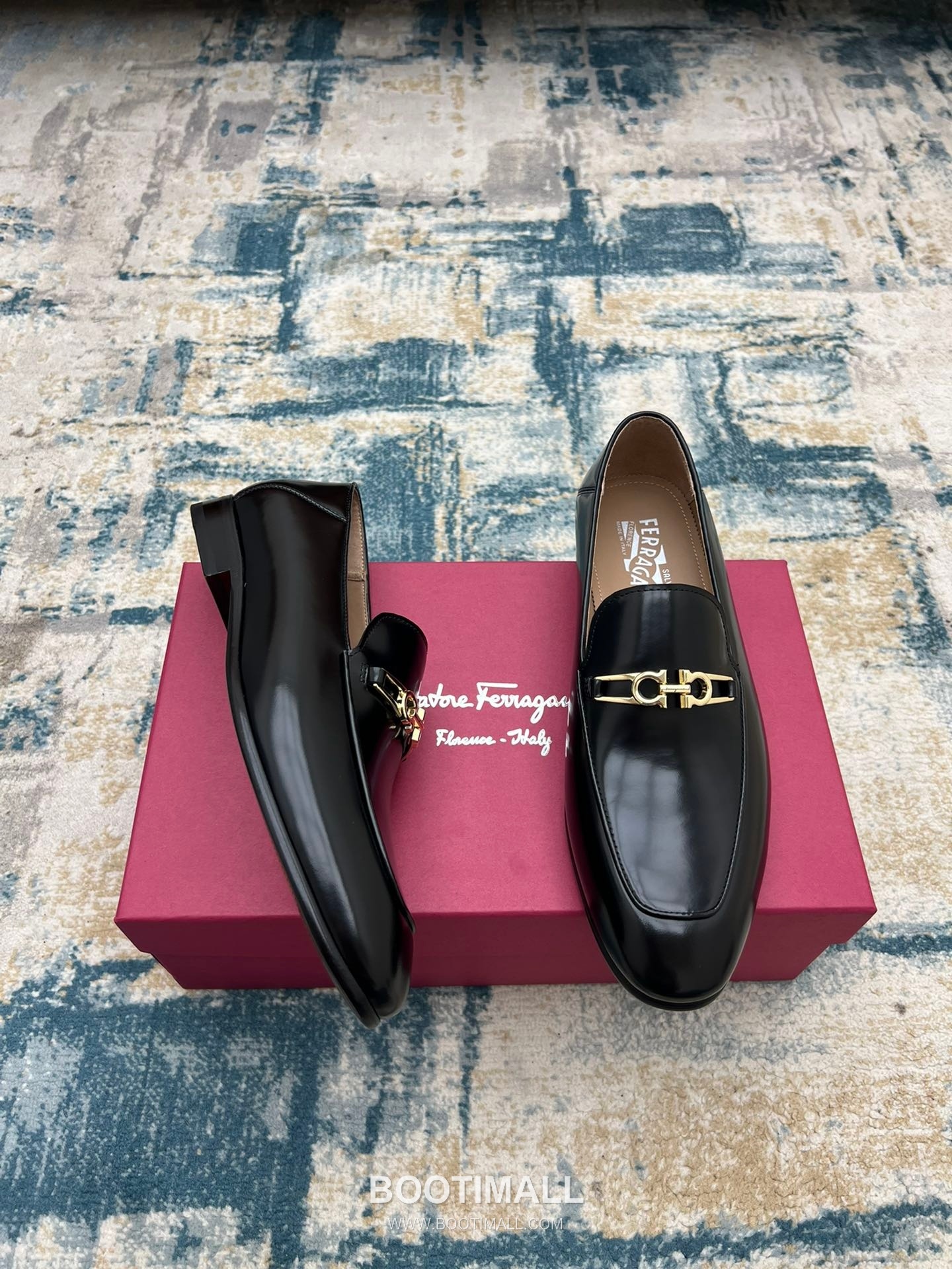 Fendi Calfskin Buckle Derby Calfskin Leather Black Dress Shoes 펜디 송아지가죽 버클 더비 송아지가죽 블랙 드레스 슈즈 2