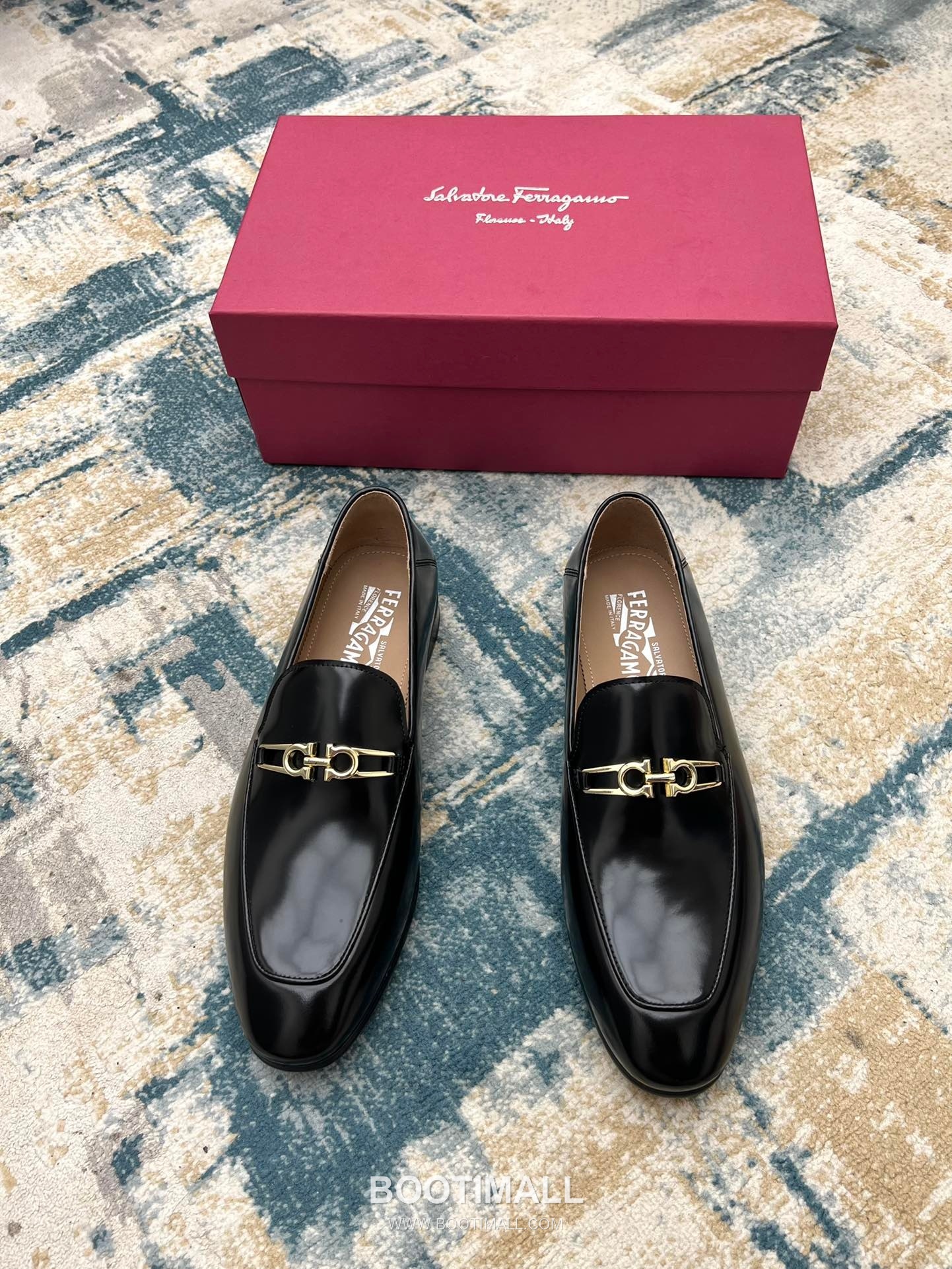 Fendi Calfskin Buckle Derby Calfskin Leather Black Dress Shoes 펜디 송아지가죽 버클 더비 송아지가죽 블랙 드레스 슈즈 6