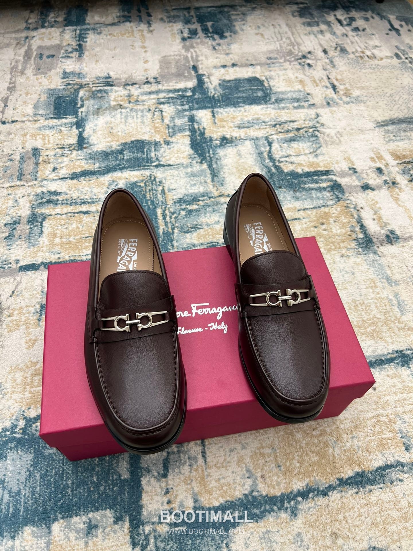 Fendi Calfskin Buckle Derby Calfskin Leather Black Dress Shoes 펜디 송아지가죽 버클 더비 송아지가죽 블랙 드레스 슈즈 1