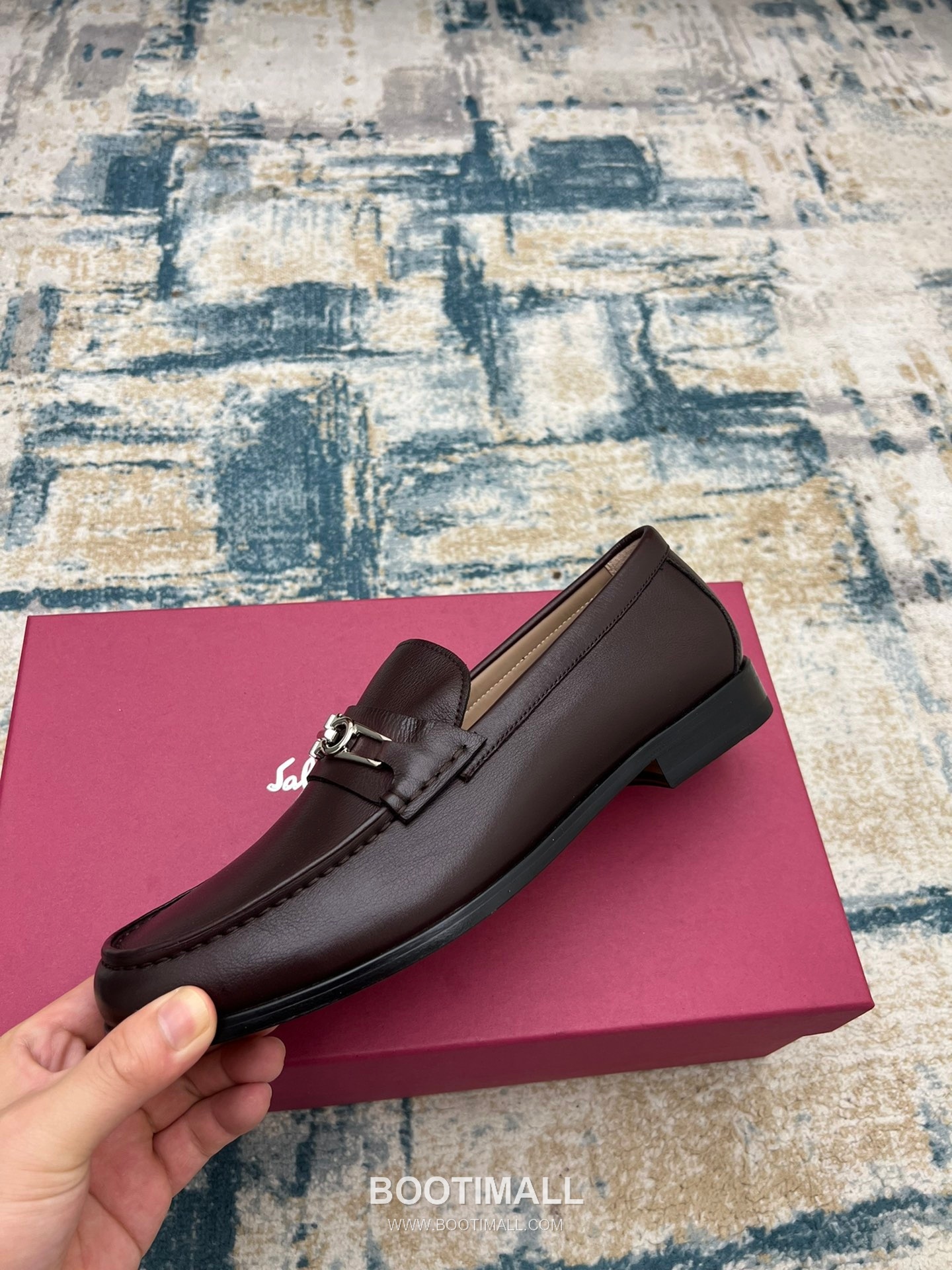 Fendi Calfskin Buckle Derby Calfskin Leather Black Dress Shoes 펜디 송아지가죽 버클 더비 송아지가죽 블랙 드레스 슈즈 3