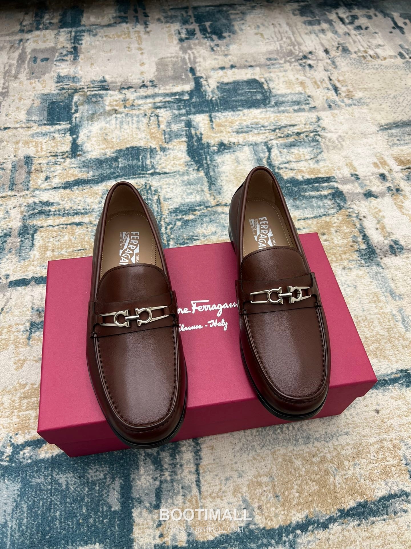 Fendi Calfskin Buckle Derby Calfskin Leather Black Dress Shoes 펜디 송아지가죽 버클 더비 송아지가죽 블랙 드레스 슈즈 1