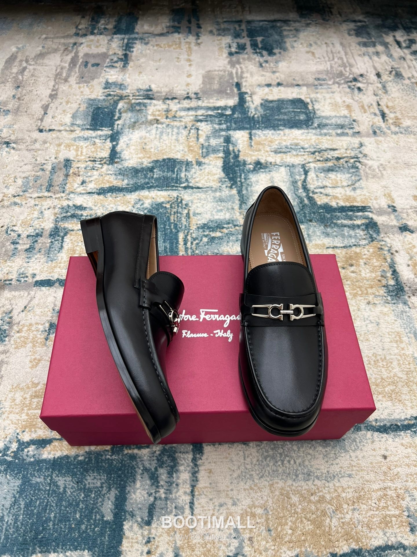 Fendi Calfskin Buckle Derby Calfskin Leather Black Dress Shoes 펜디 송아지가죽 버클 더비 송아지가죽 블랙 드레스 슈즈 2
