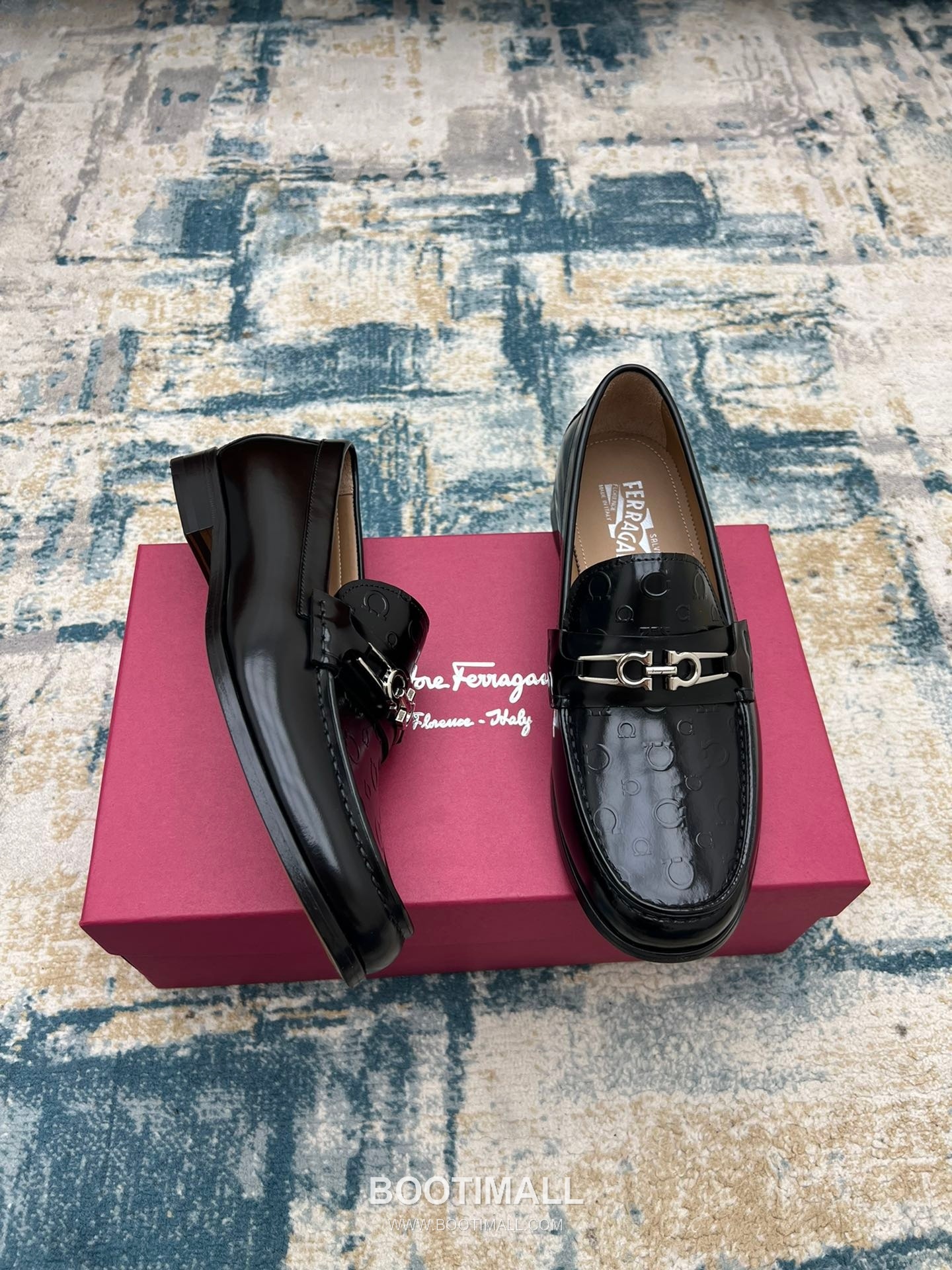 Fendi Calfskin Buckle Derby Calfskin Leather Black Dress Shoes 펜디 송아지가죽 버클 더비 송아지가죽 블랙 드레스 슈즈 2