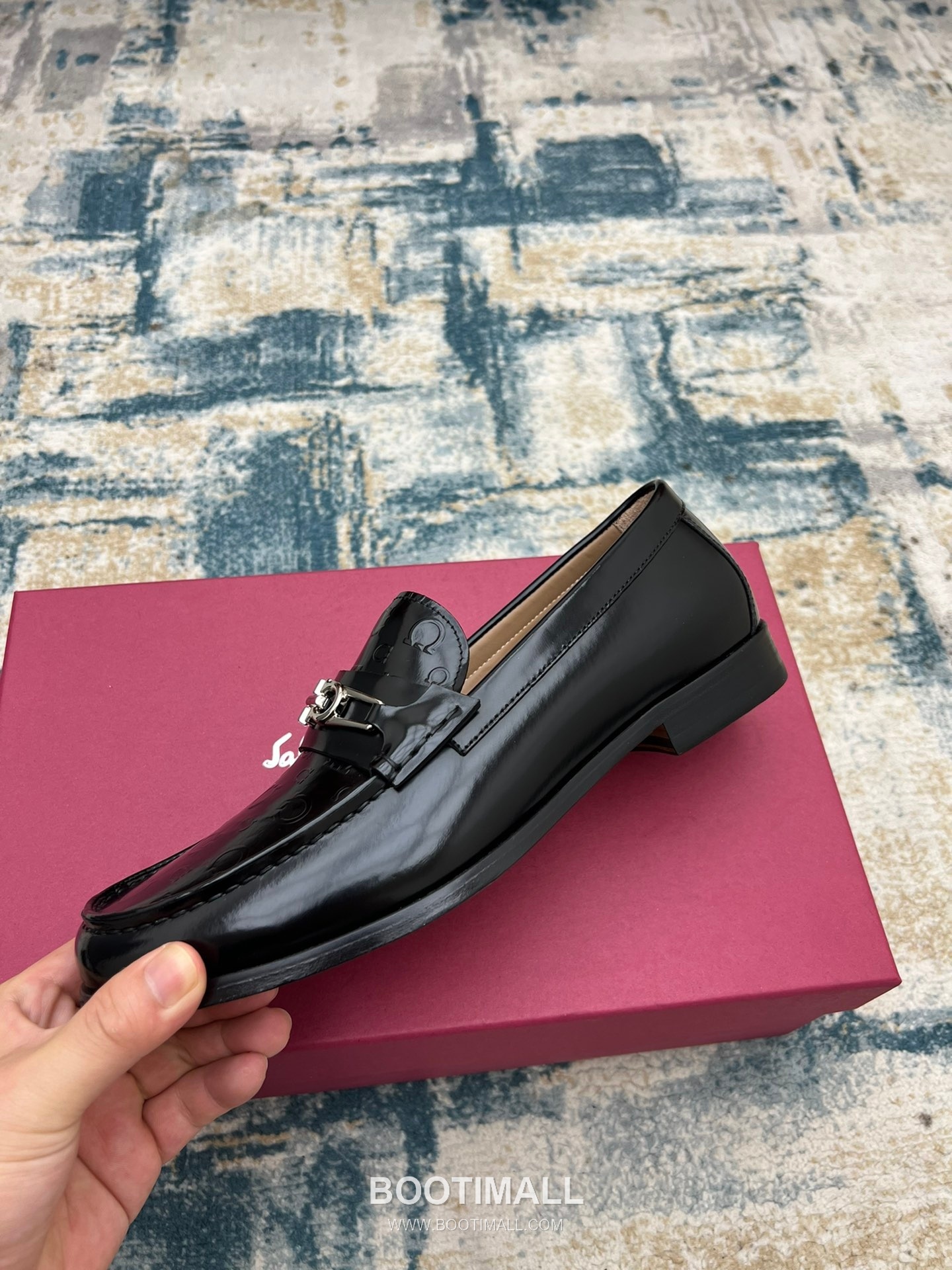 Fendi Calfskin Buckle Derby Calfskin Leather Black Dress Shoes 펜디 송아지가죽 버클 더비 송아지가죽 블랙 드레스 슈즈 3