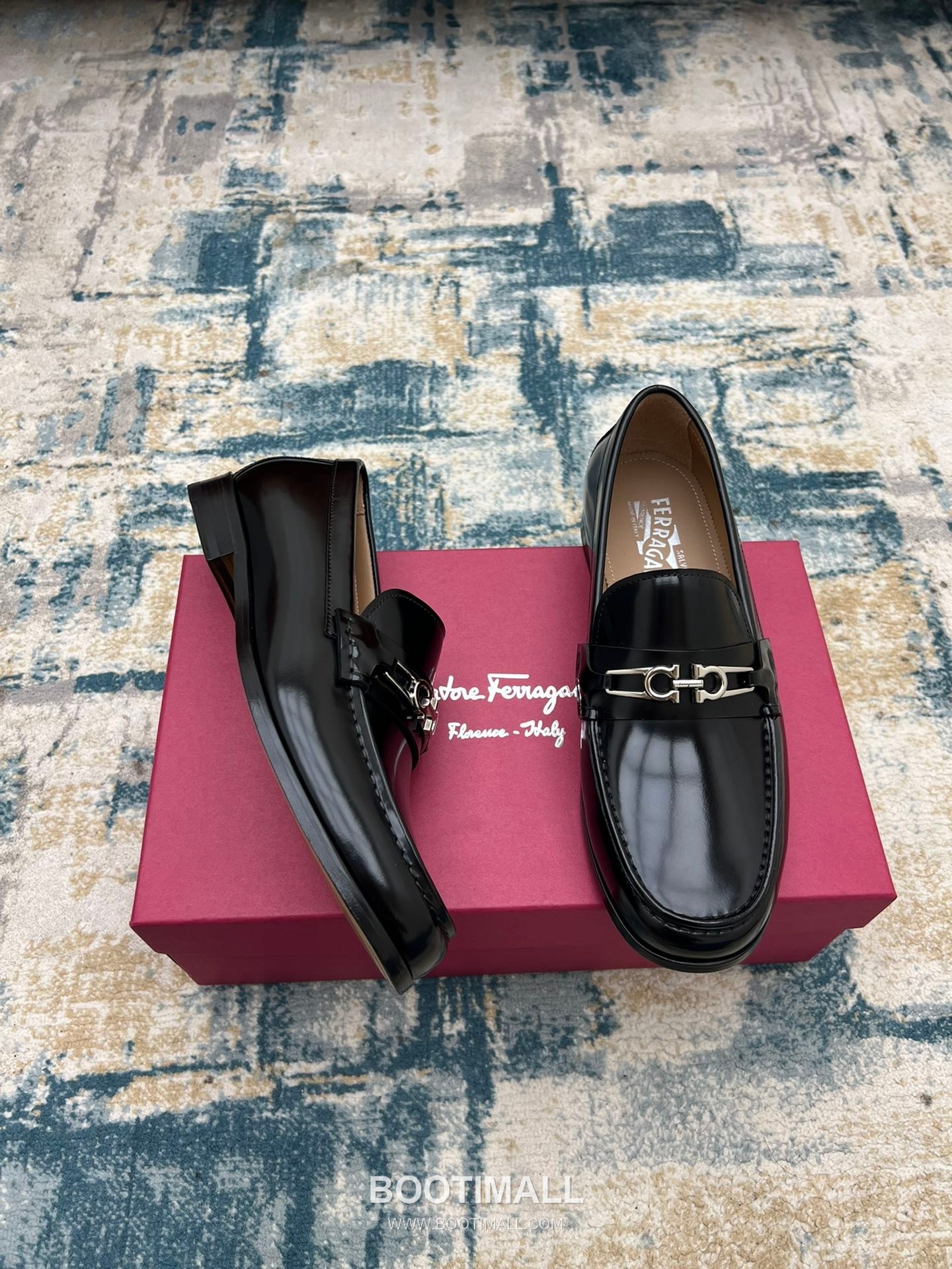 Fendi Calfskin Buckle Derby Calfskin Leather Black Dress Shoes 펜디 송아지가죽 버클 더비 송아지가죽 블랙 드레스 슈즈 2