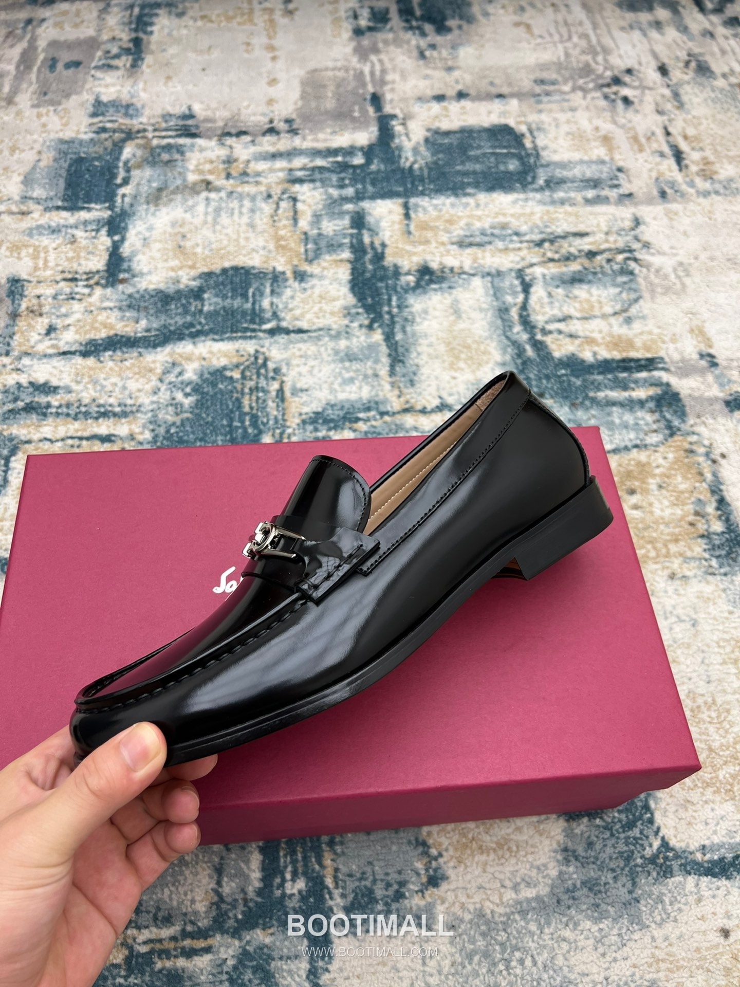 Fendi Calfskin Buckle Derby Calfskin Leather Black Dress Shoes 펜디 송아지가죽 버클 더비 송아지가죽 블랙 드레스 슈즈 3