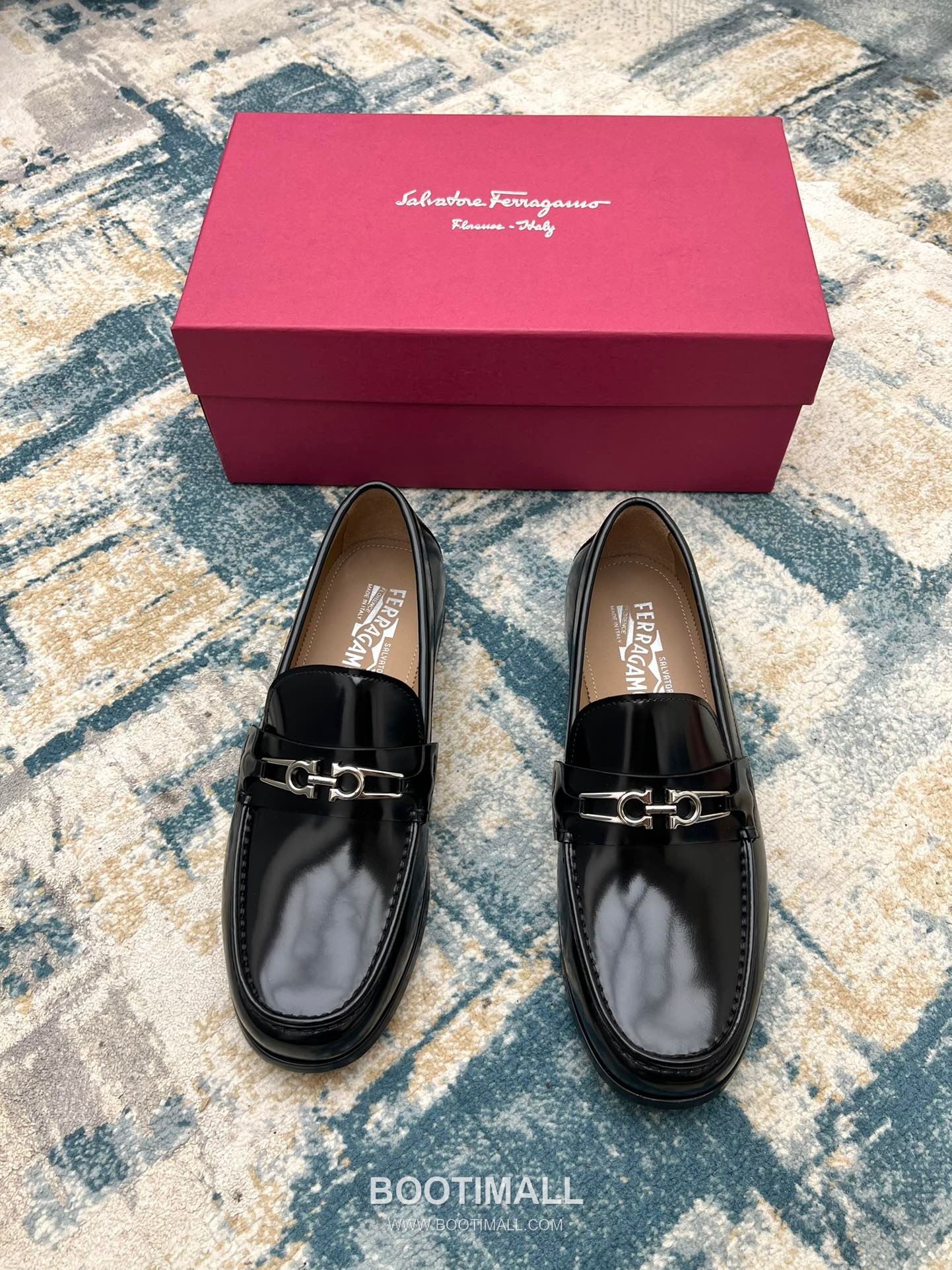 Fendi Calfskin Buckle Derby Calfskin Leather Black Dress Shoes 펜디 송아지가죽 버클 더비 송아지가죽 블랙 드레스 슈즈 6