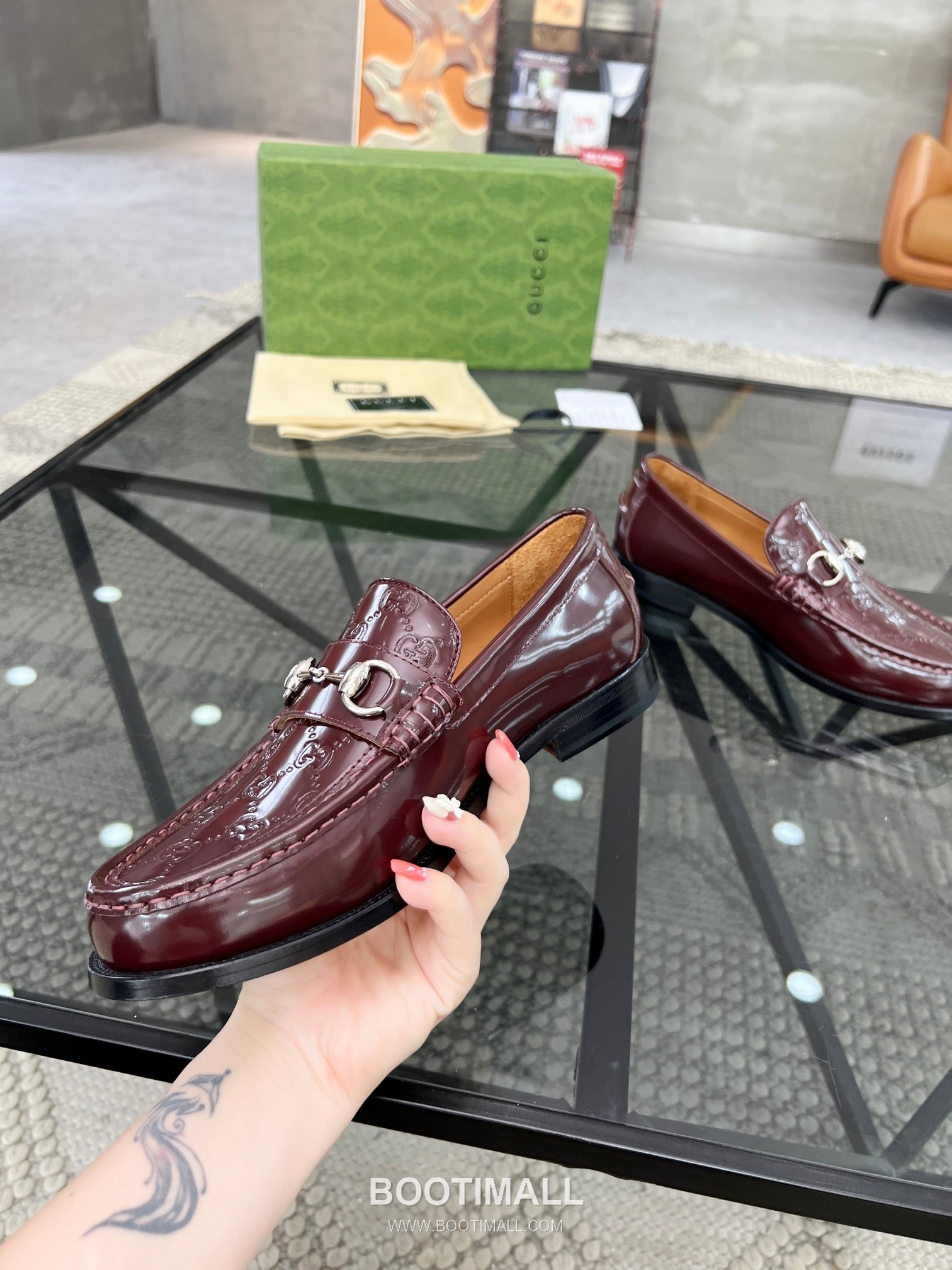 Gucci Italian Calfskin Derby Calfskin Leather Black Dress Shoes 구찌 이탈리안 카프스킨 더비 카프스킨 레더 블랙 드레스 슈즈 4