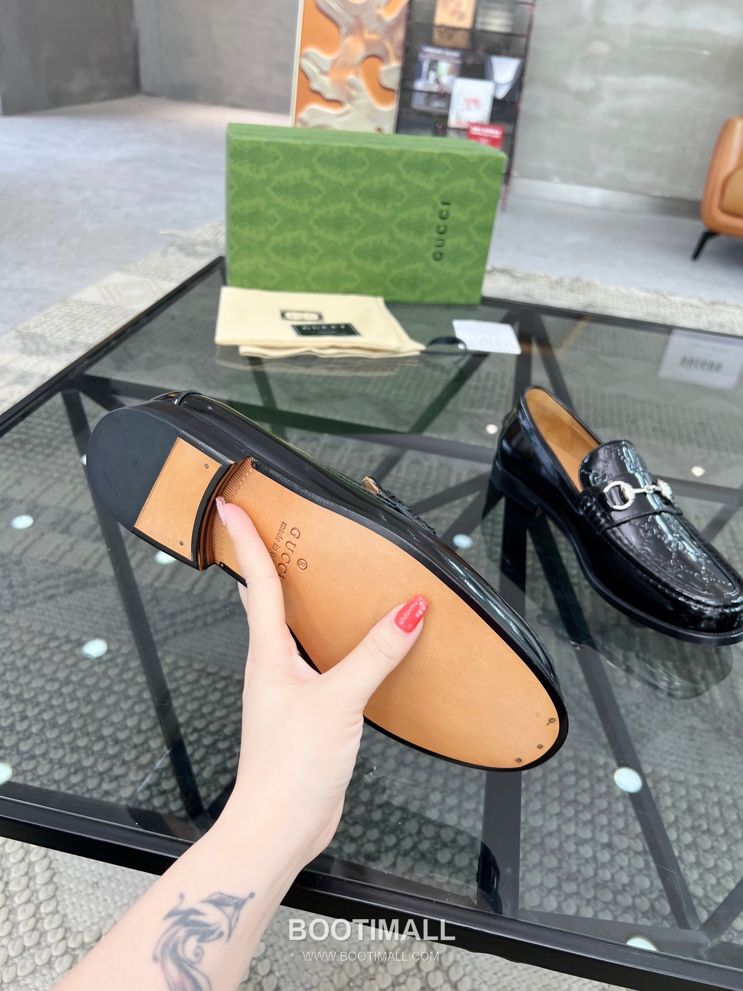 Gucci Italian Calfskin Derby Calfskin Leather Black Dress Shoes 구찌 이탈리안 카프스킨 더비 카프스킨 레더 블랙 드레스 슈즈 9