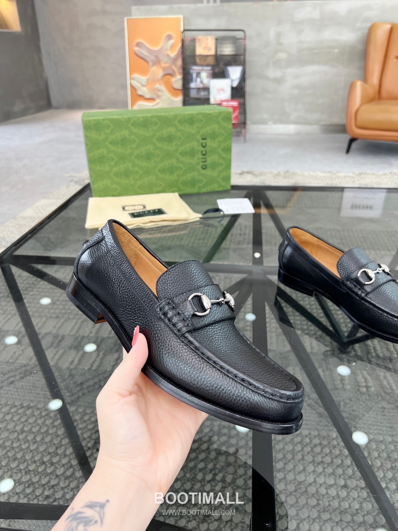 Gucci Italian Calfskin Derby Calfskin Leather Black Dress Shoes 구찌 이탈리안 카프스킨 더비 카프스킨 레더 블랙 드레스 슈즈 5