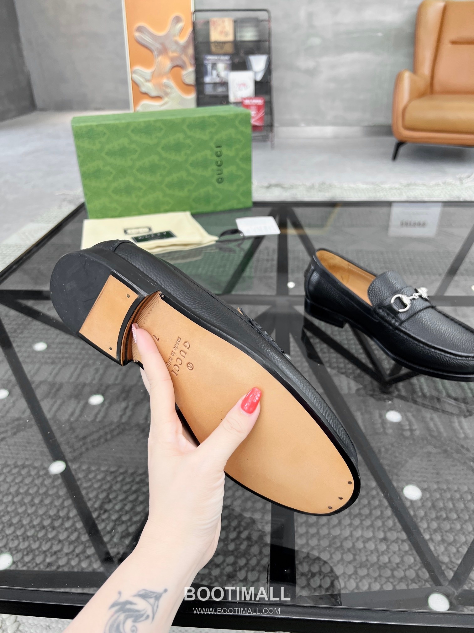 Gucci Italian Calfskin Derby Calfskin Leather Black Dress Shoes 구찌 이탈리안 카프스킨 더비 카프스킨 레더 블랙 드레스 슈즈 9