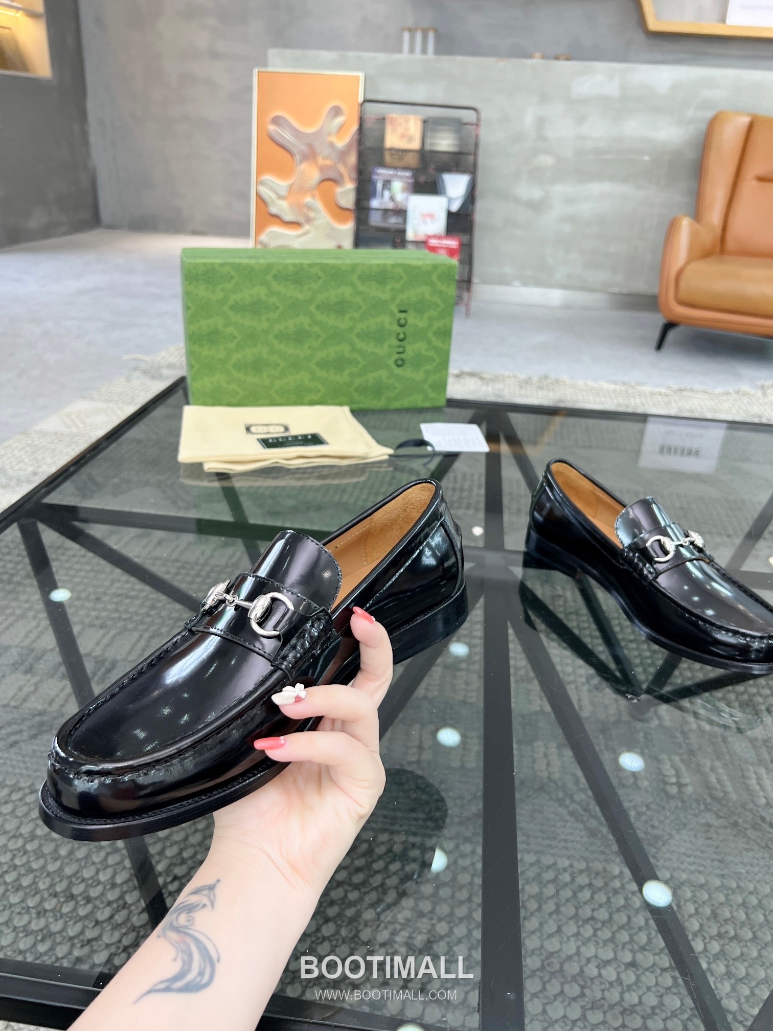 Gucci Italian Calfskin Derby Calfskin Leather Black Dress Shoes 구찌 이탈리안 카프스킨 더비 카프스킨 레더 블랙 드레스 슈즈 4