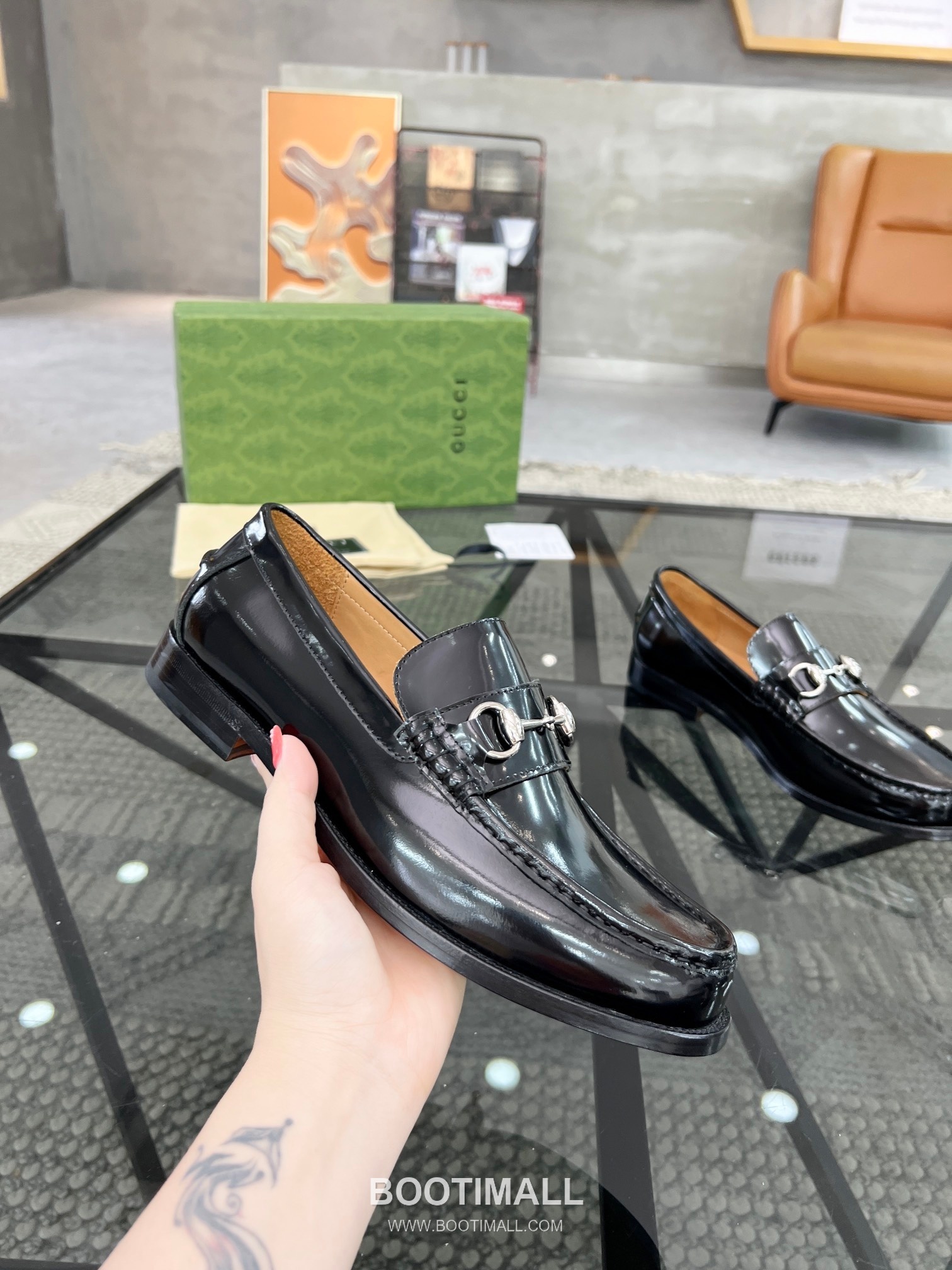 Gucci Italian Calfskin Derby Calfskin Leather Black Dress Shoes 구찌 이탈리안 카프스킨 더비 카프스킨 레더 블랙 드레스 슈즈 5