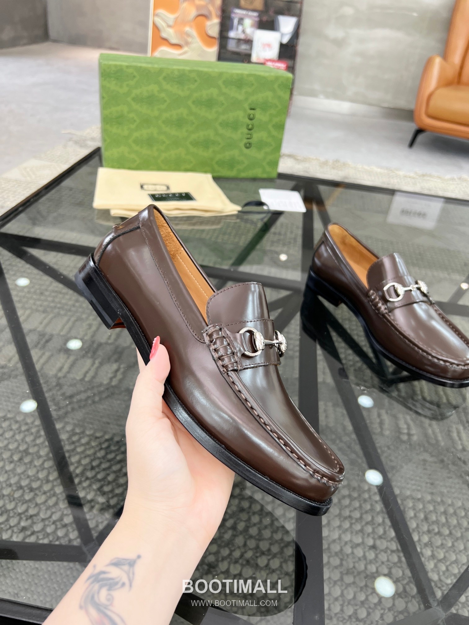 Gucci Italian Calfskin Derby Calfskin Leather Black Dress Shoes 구찌 이탈리안 카프스킨 더비 카프스킨 레더 블랙 드레스 슈즈 5