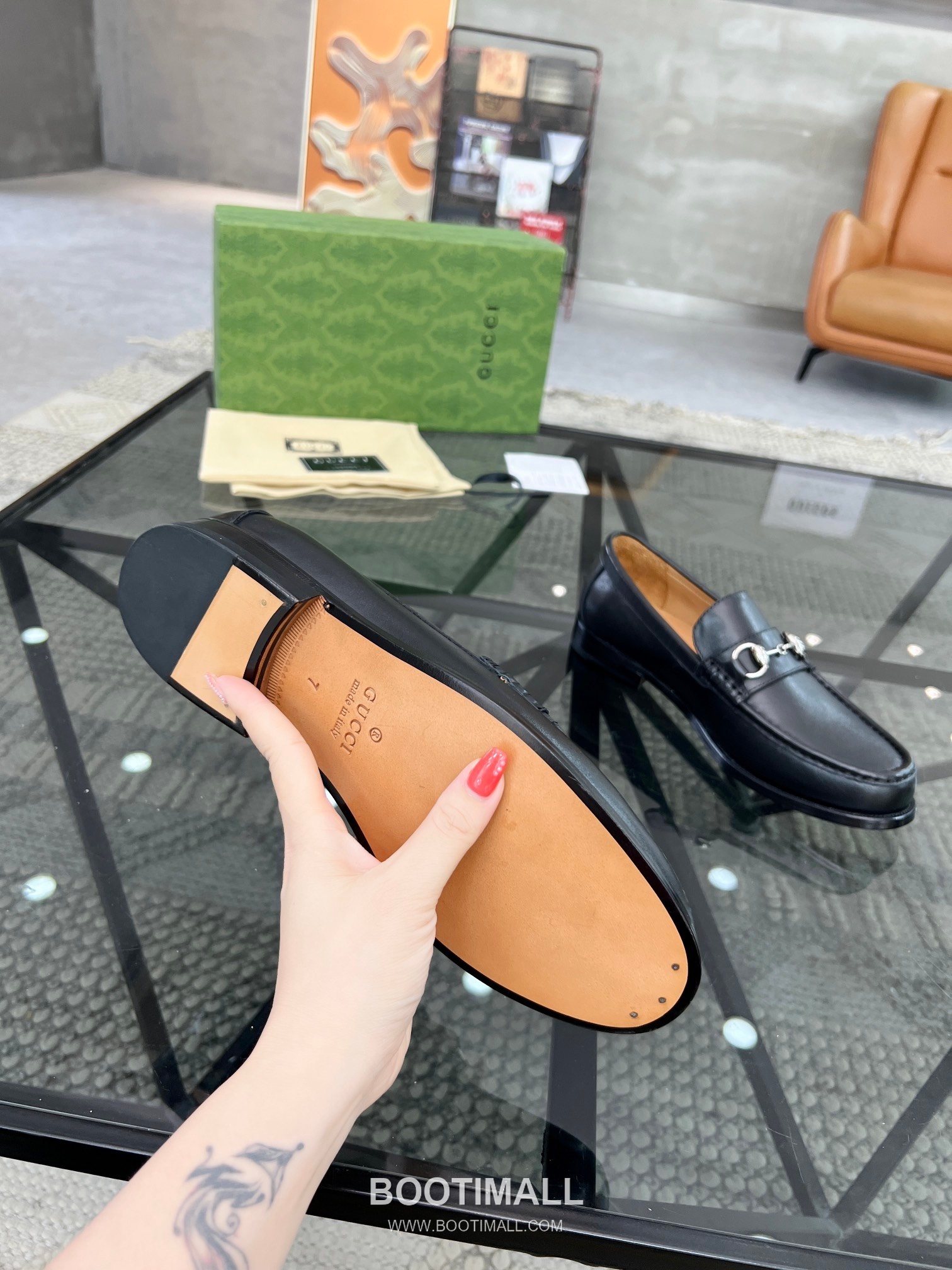 Gucci Italian Calfskin Derby Calfskin Leather Black Dress Shoes 구찌 이탈리안 카프스킨 더비 카프스킨 레더 블랙 드레스 슈즈 9