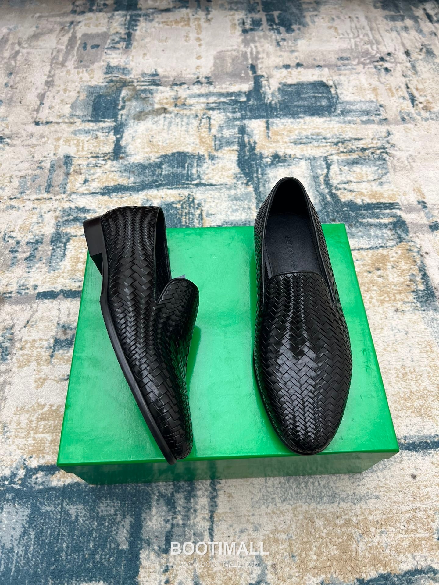 Bottega Veneta Intrecciato Calfskin Derby Calfskin Leather Black Dress Shoes 보테가 베네타 인트레치아토 송아지가죽 더비 송아지가죽 블랙 드레스 슈즈 2