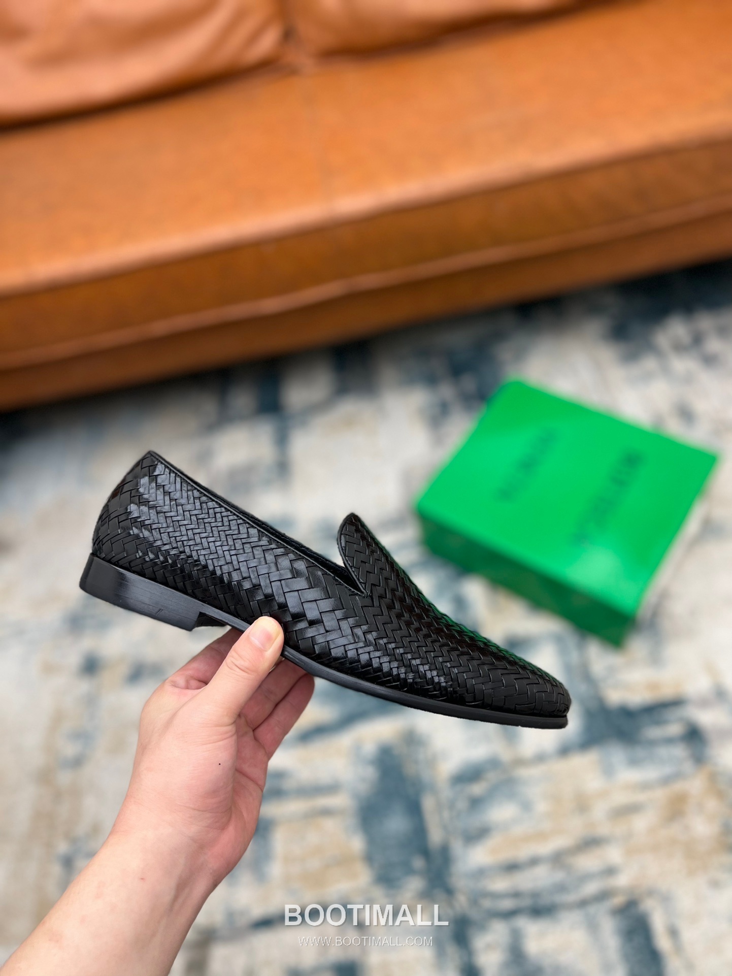 Bottega Veneta Intrecciato Calfskin Derby Calfskin Leather Black Dress Shoes 보테가 베네타 인트레치아토 송아지가죽 더비 송아지가죽 블랙 드레스 슈즈 6