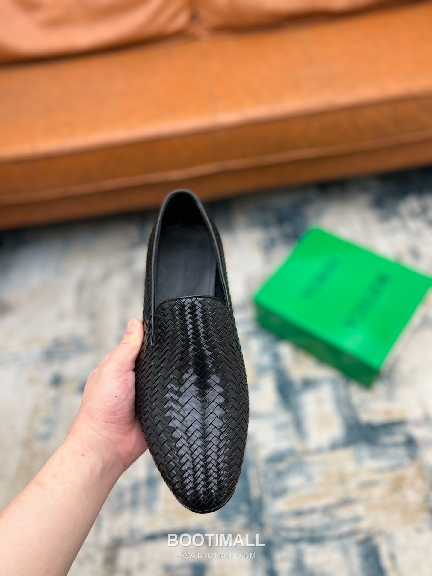 Bottega Veneta Intrecciato Calfskin Derby Calfskin Leather Black Dress Shoes 보테가 베네타 인트레치아토 송아지가죽 더비 송아지가죽 블랙 드레스 슈즈 7