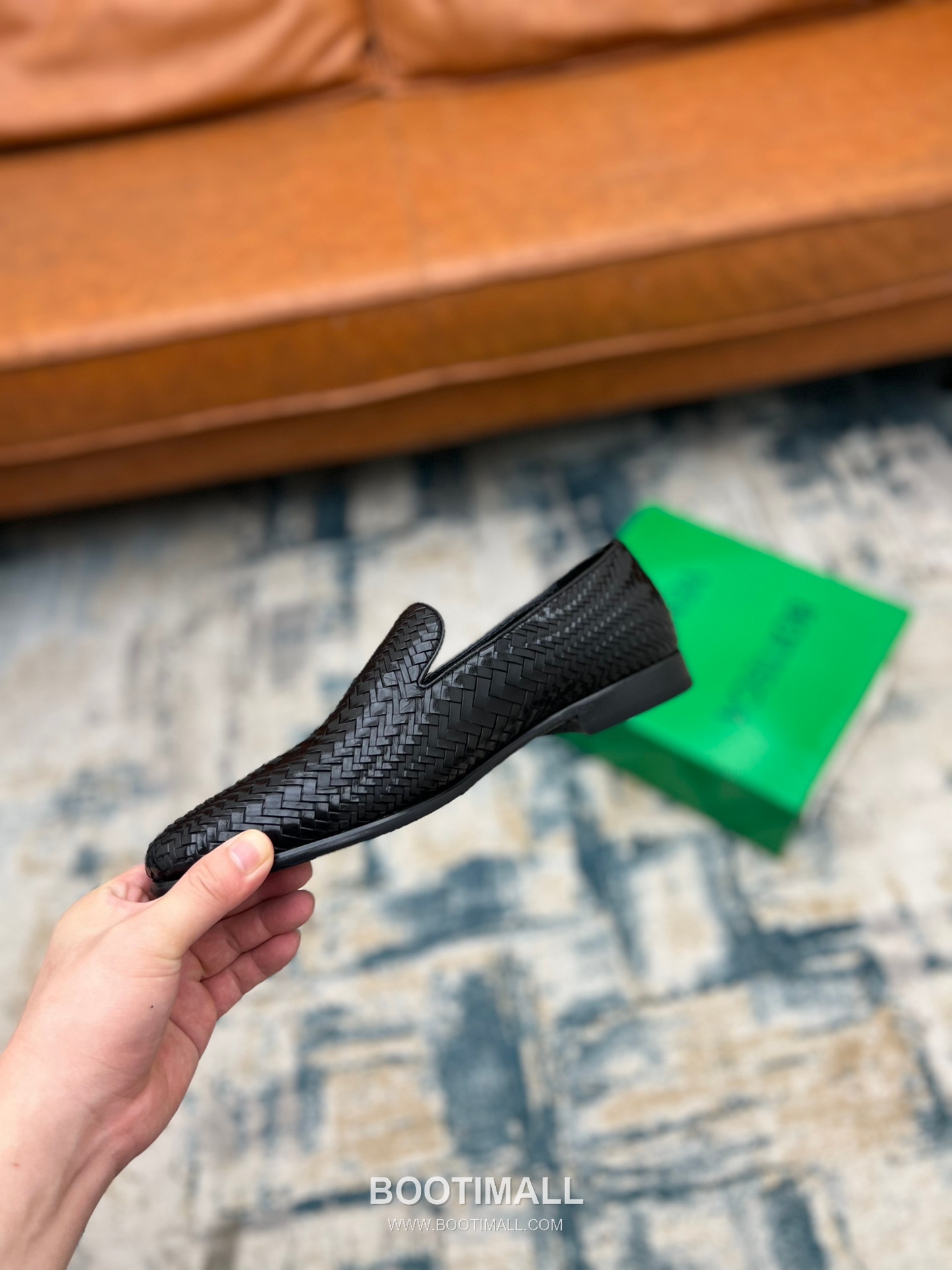 Bottega Veneta Intrecciato Calfskin Derby Calfskin Leather Black Dress Shoes 보테가 베네타 인트레치아토 송아지가죽 더비 송아지가죽 블랙 드레스 슈즈 8