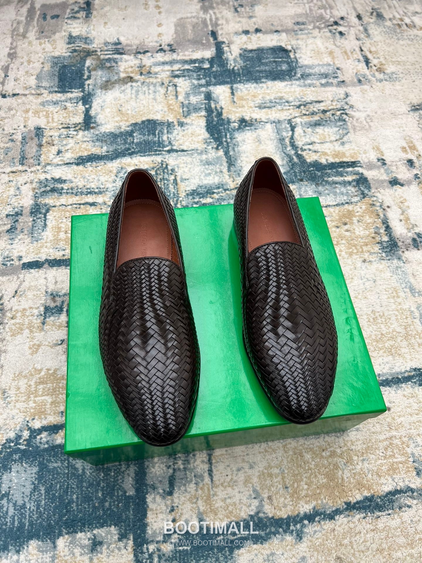 Bottega Veneta Intrecciato Calfskin Derby Calfskin Leather Black Dress Shoes 보테가 베네타 인트레치아토 송아지가죽 더비 송아지가죽 블랙 드레스 슈즈 1