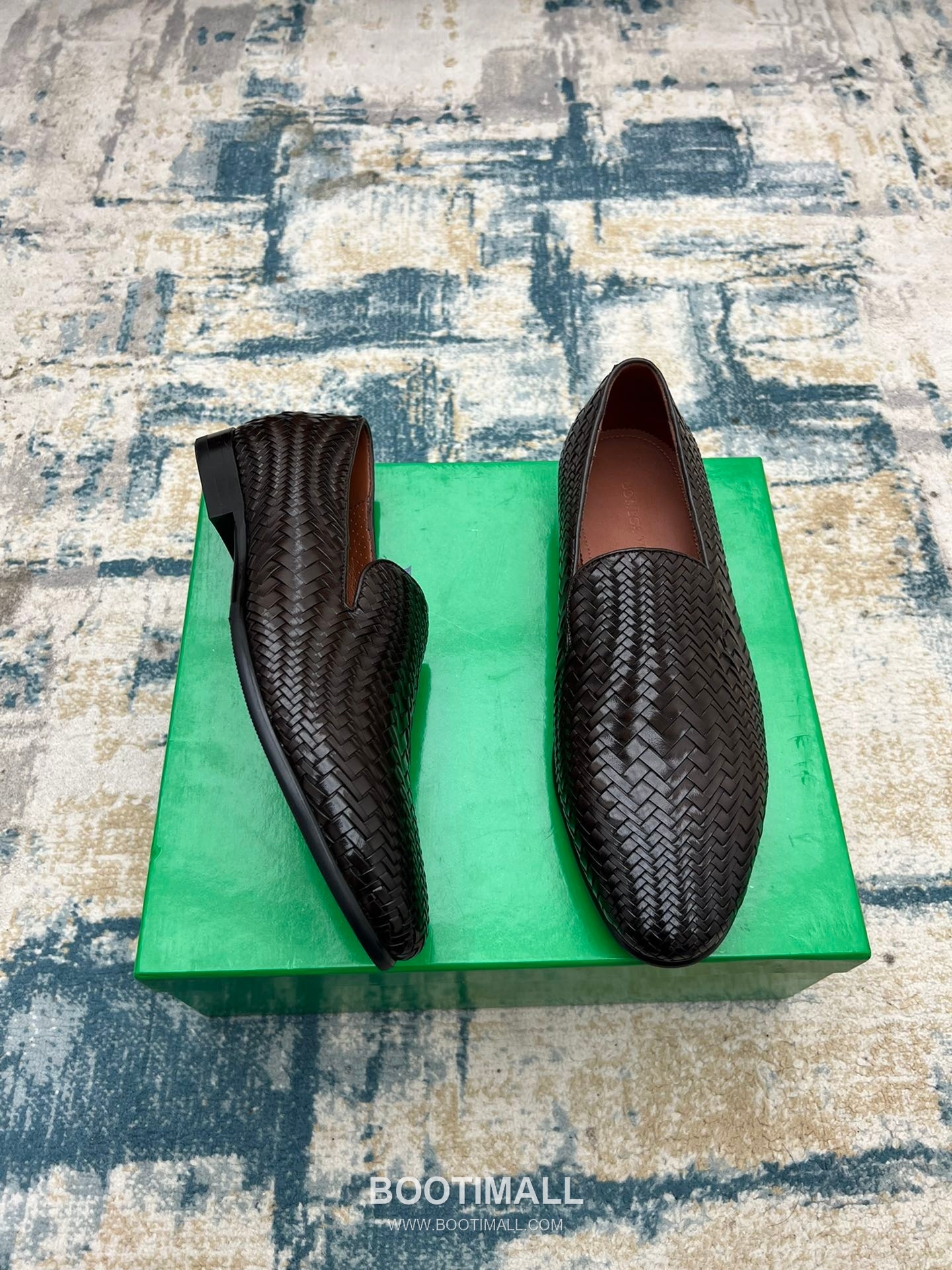 Bottega Veneta Intrecciato Calfskin Derby Calfskin Leather Black Dress Shoes 보테가 베네타 인트레치아토 송아지가죽 더비 송아지가죽 블랙 드레스 슈즈 2