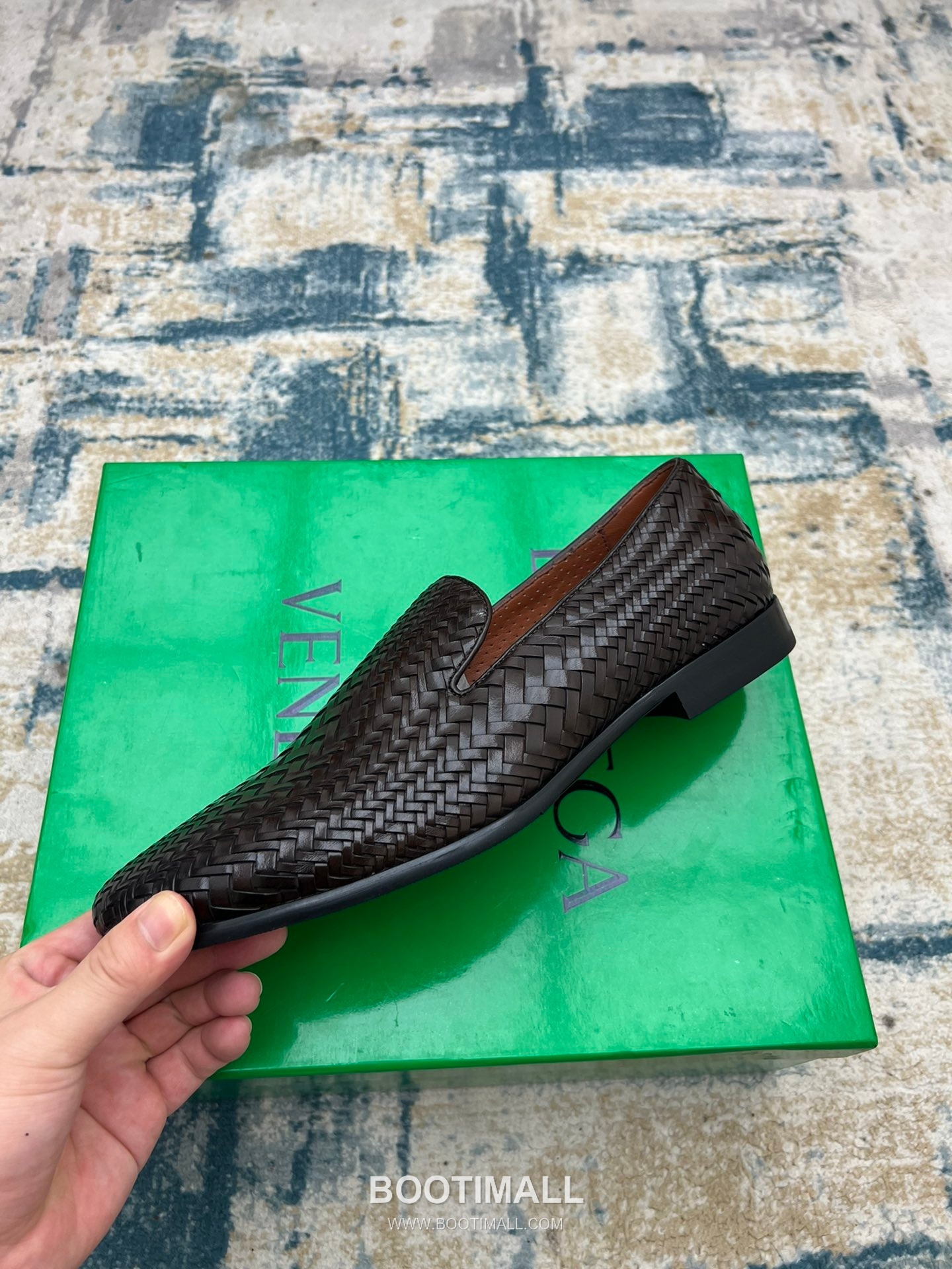 Bottega Veneta Intrecciato Calfskin Derby Calfskin Leather Black Dress Shoes 보테가 베네타 인트레치아토 송아지가죽 더비 송아지가죽 블랙 드레스 슈즈 3