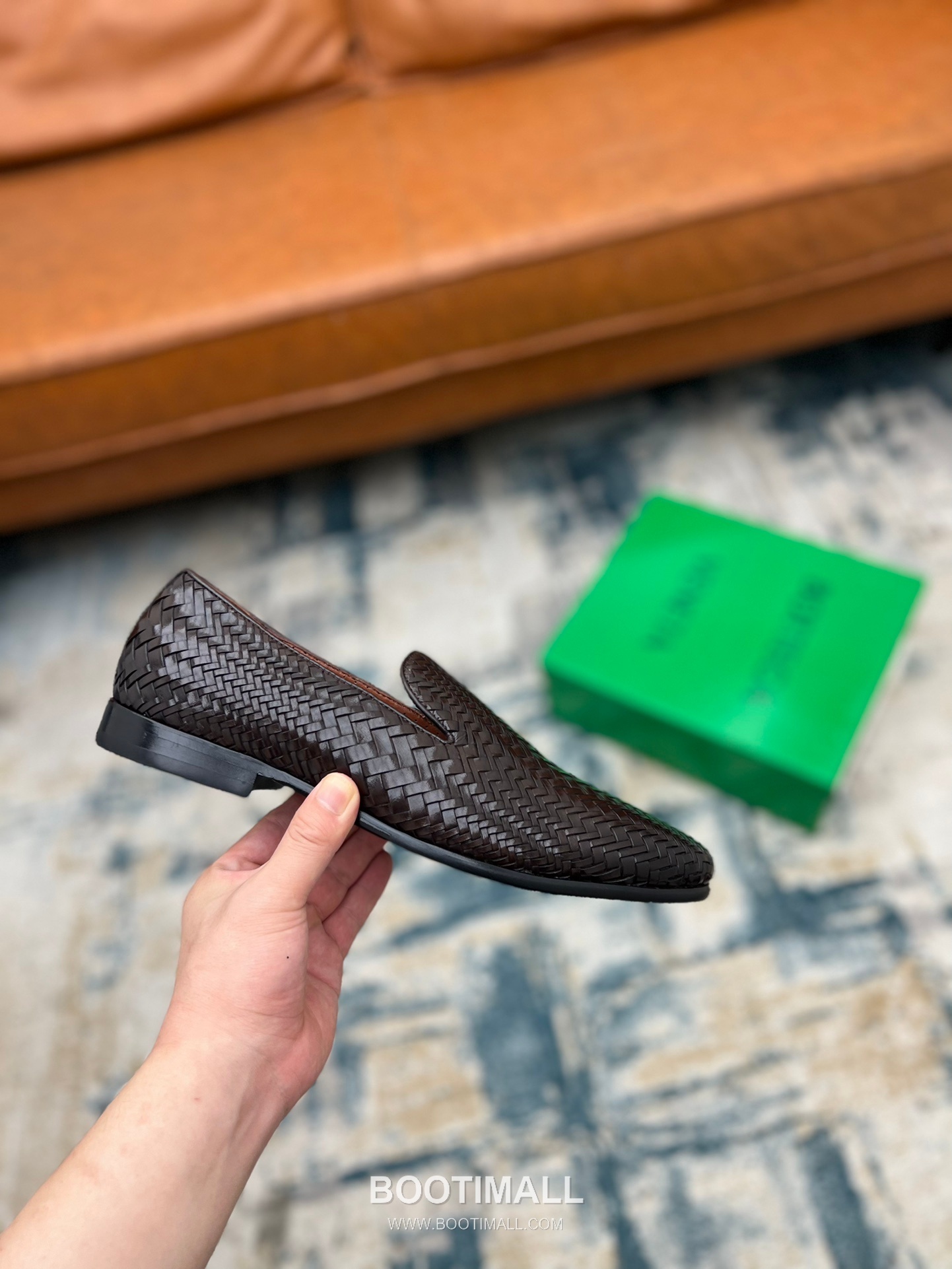 Bottega Veneta Intrecciato Calfskin Derby Calfskin Leather Black Dress Shoes 보테가 베네타 인트레치아토 송아지가죽 더비 송아지가죽 블랙 드레스 슈즈 6