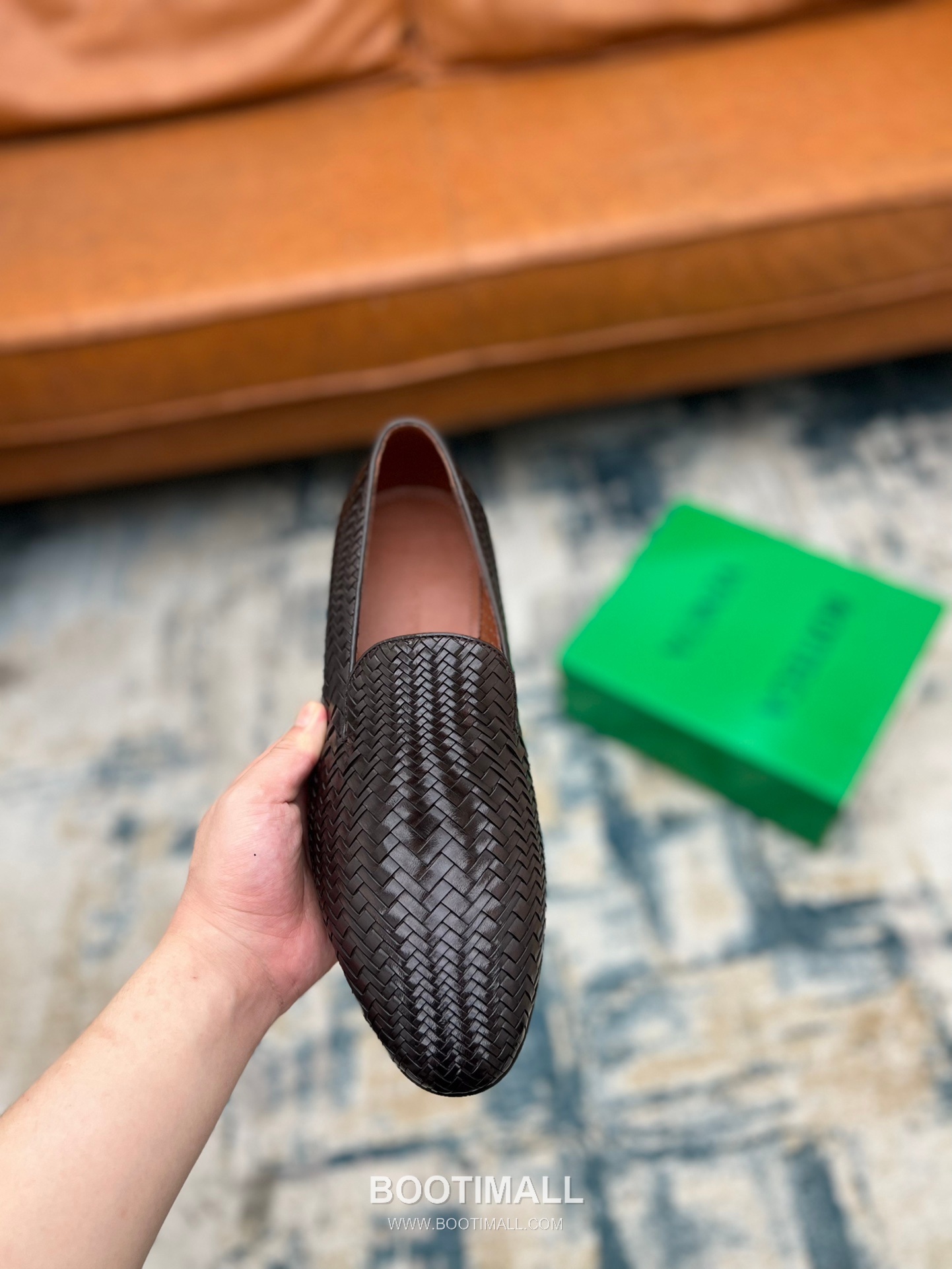 Bottega Veneta Intrecciato Calfskin Derby Calfskin Leather Black Dress Shoes 보테가 베네타 인트레치아토 송아지가죽 더비 송아지가죽 블랙 드레스 슈즈 7