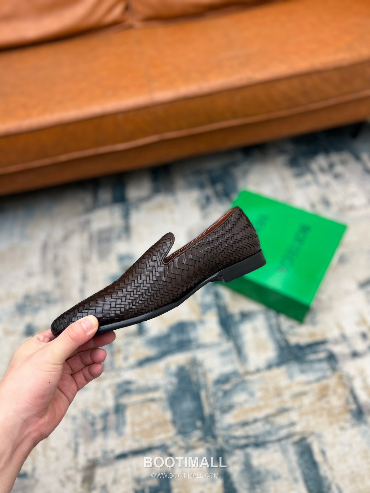 Bottega Veneta Intrecciato Calfskin Derby Calfskin Leather Black Dress Shoes 보테가 베네타 인트레치아토 송아지가죽 더비 송아지가죽 블랙 드레스 슈즈 8