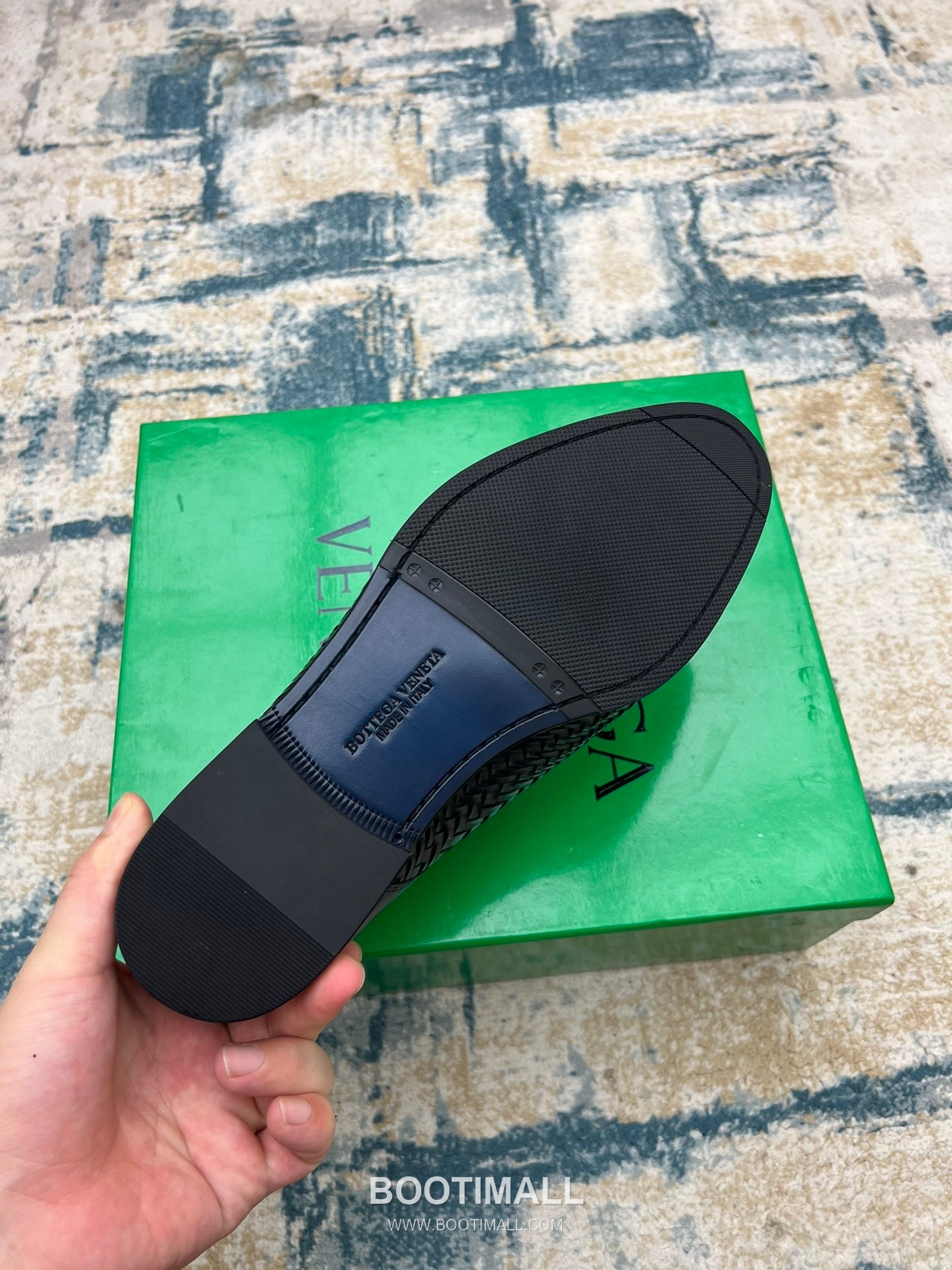 Bottega Veneta Intrecciato Calfskin Derby Calfskin Leather Black Dress Shoes 보테가 베네타 인트레치아토 송아지가죽 더비 송아지가죽 블랙 드레스 슈즈 5