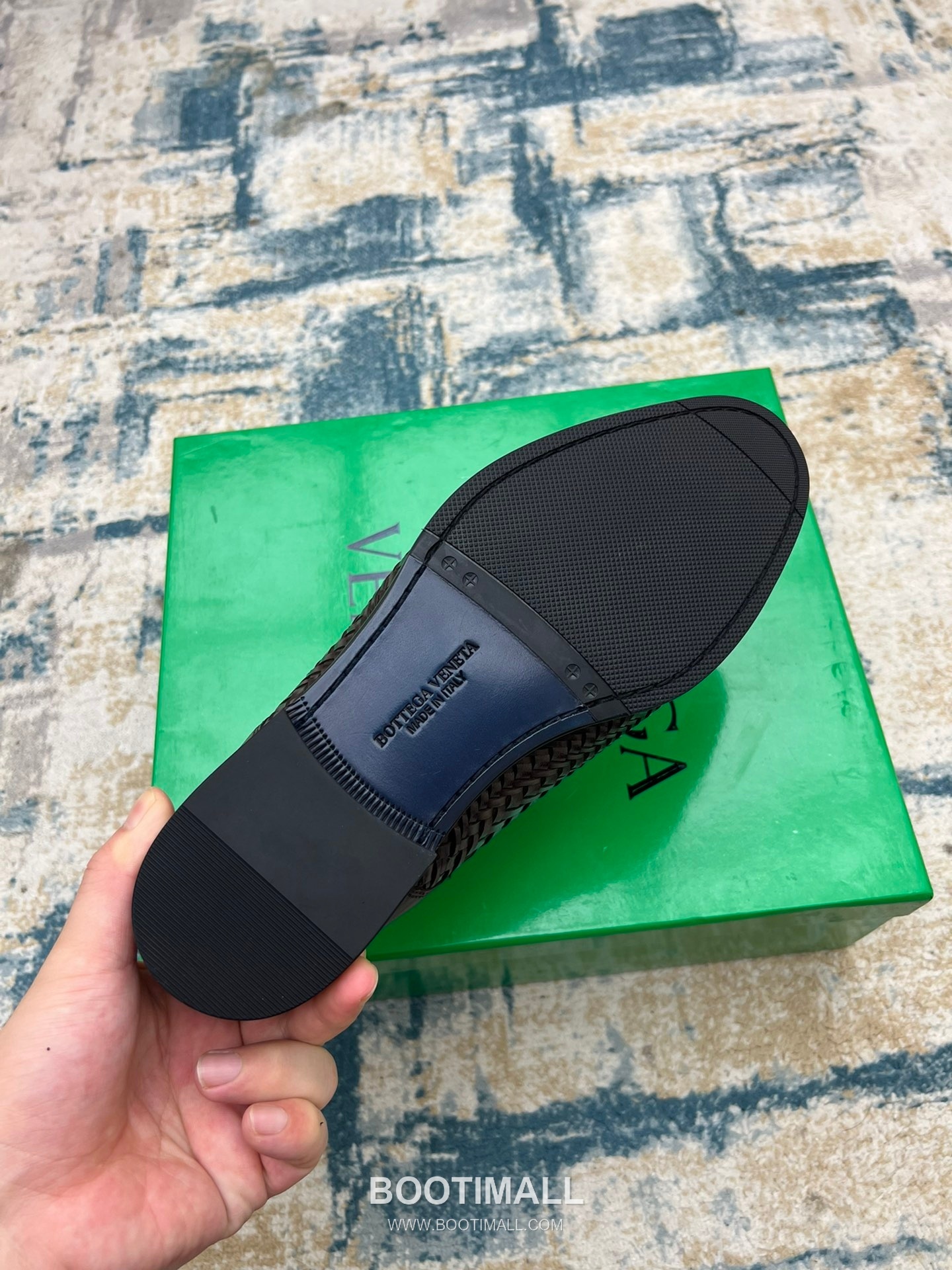 Bottega Veneta Intrecciato Calfskin Derby Calfskin Leather Black Dress Shoes 보테가 베네타 인트레치아토 송아지가죽 더비 송아지가죽 블랙 드레스 슈즈 4