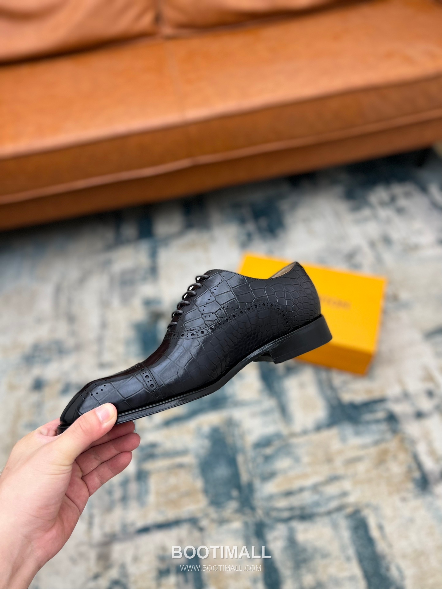 Louis Vuitton Hand-Polished Calfskin Derby Calfskin Leather Black Dress Shoes 루이비통 핸드폴리시 송아지가죽 더비 송아지가죽 블랙 드레스 슈즈 8