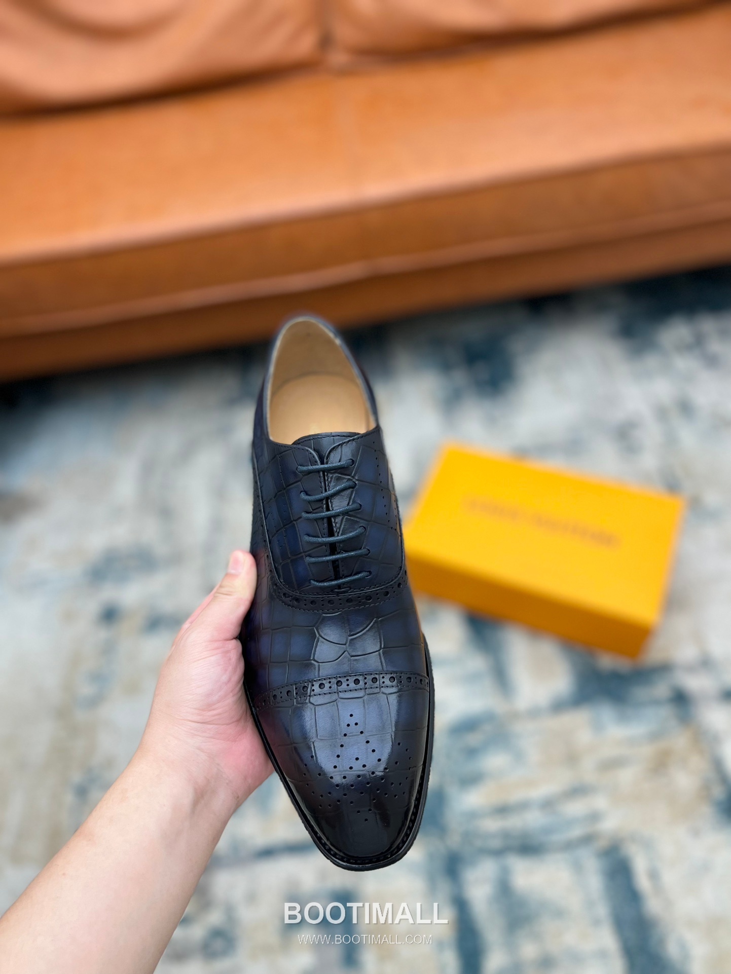 Louis Vuitton Hand-Polished Calfskin Derby Calfskin Leather Black Dress Shoes 루이비통 핸드폴리시 송아지가죽 더비 송아지가죽 블랙 드레스 슈즈 7