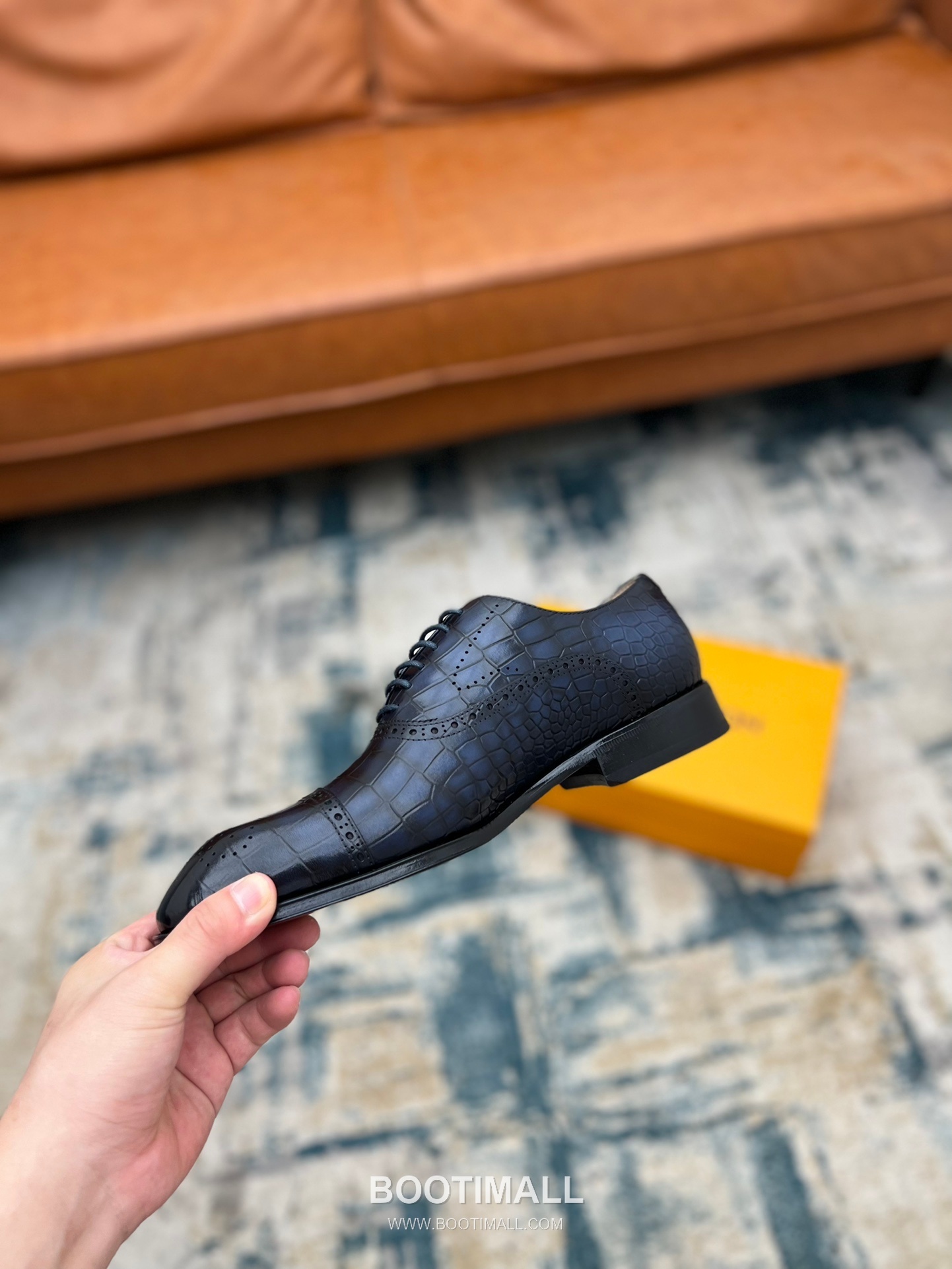 Louis Vuitton Hand-Polished Calfskin Derby Calfskin Leather Black Dress Shoes 루이비통 핸드폴리시 송아지가죽 더비 송아지가죽 블랙 드레스 슈즈 8