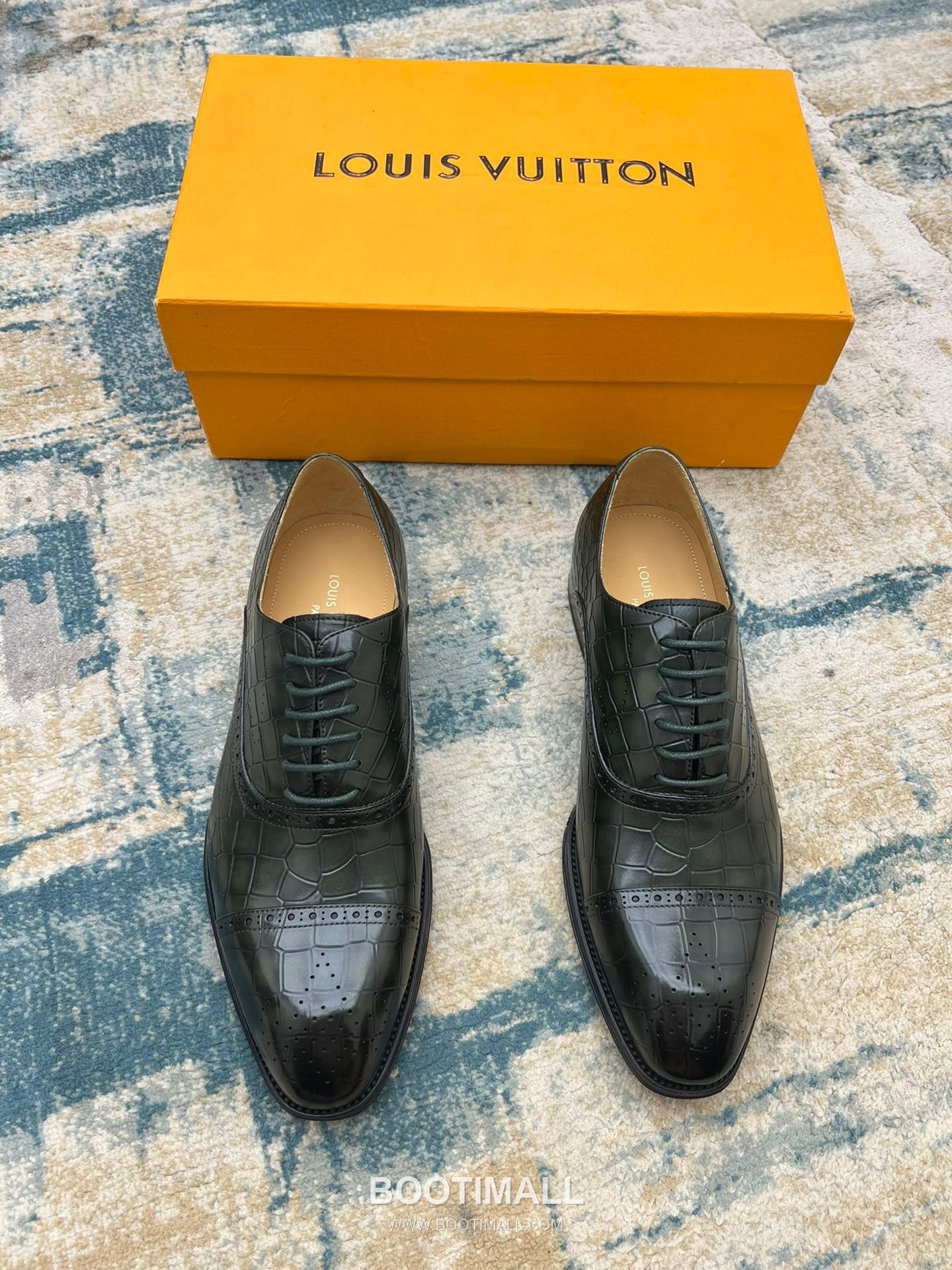 Louis Vuitton Hand-Polished Calfskin Derby Calfskin Leather Black Dress Shoes 루이비통 핸드폴리시 송아지가죽 더비 송아지가죽 블랙 드레스 슈즈 5
