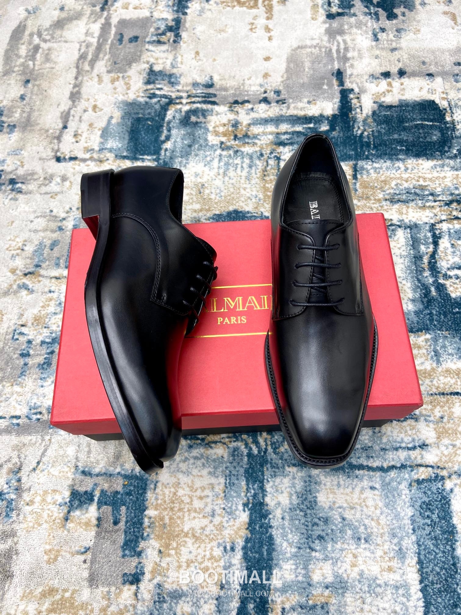 Balmain Calfskin Dress Derby Calfskin Leather Black Dress Shoes 발망 송아지가죽 드레스 더비 송아지가죽 블랙 드레스 슈즈 2